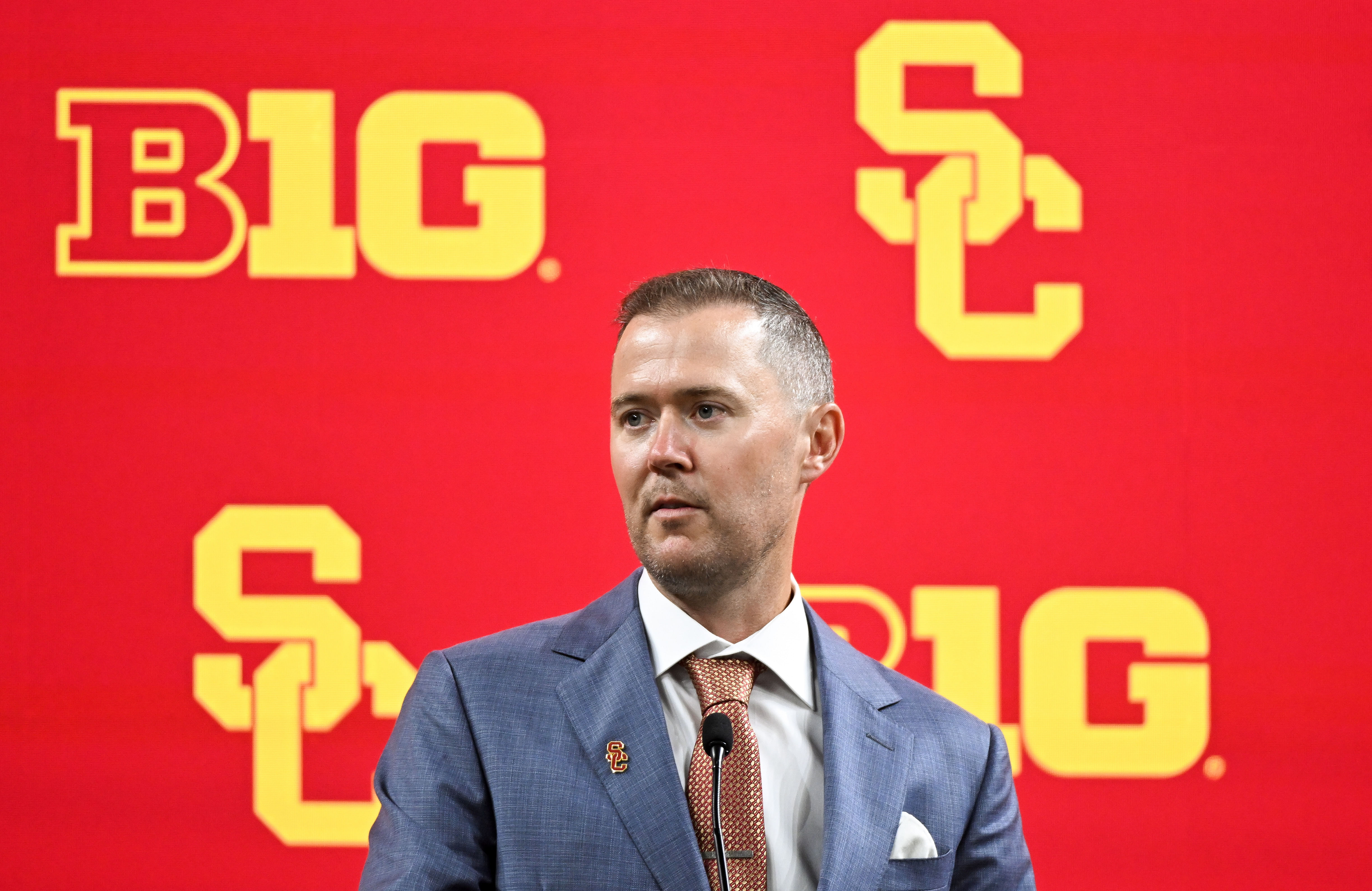 Lincoln Riley&#039;s head coach of the USC Trojans - Source: Imagn