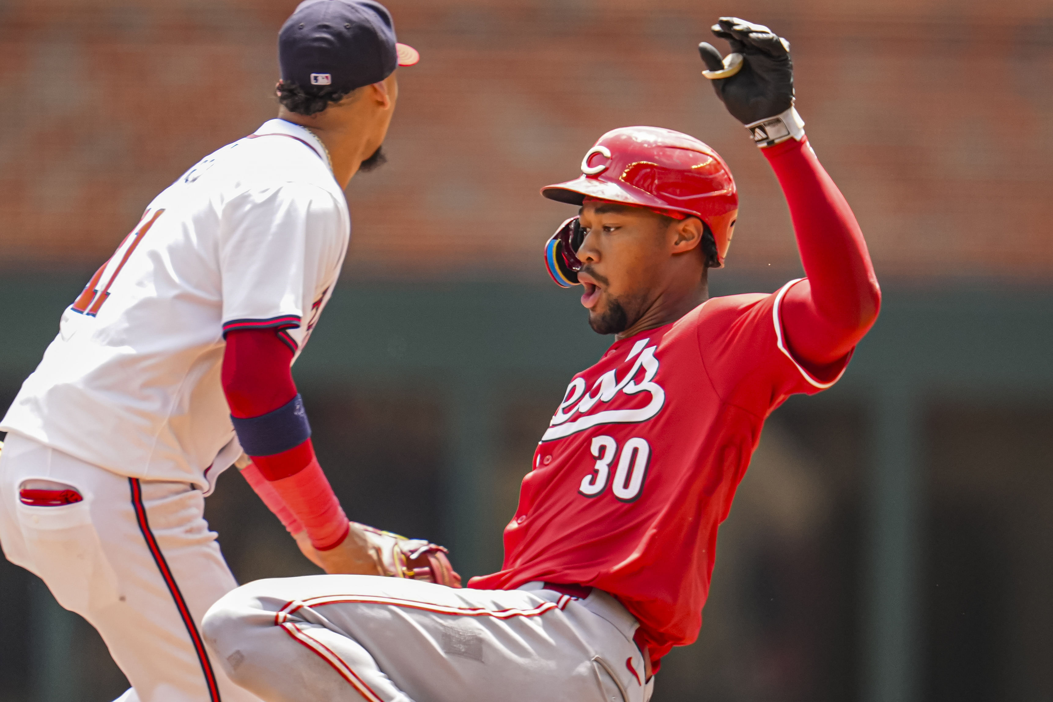 Cincinnati Reds at Atlanta Braves - Will Benson (Image via Imagn)