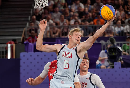 Canyon Barry for USA Basketball Olympics 3x3 Team (image credit: IMAGN)