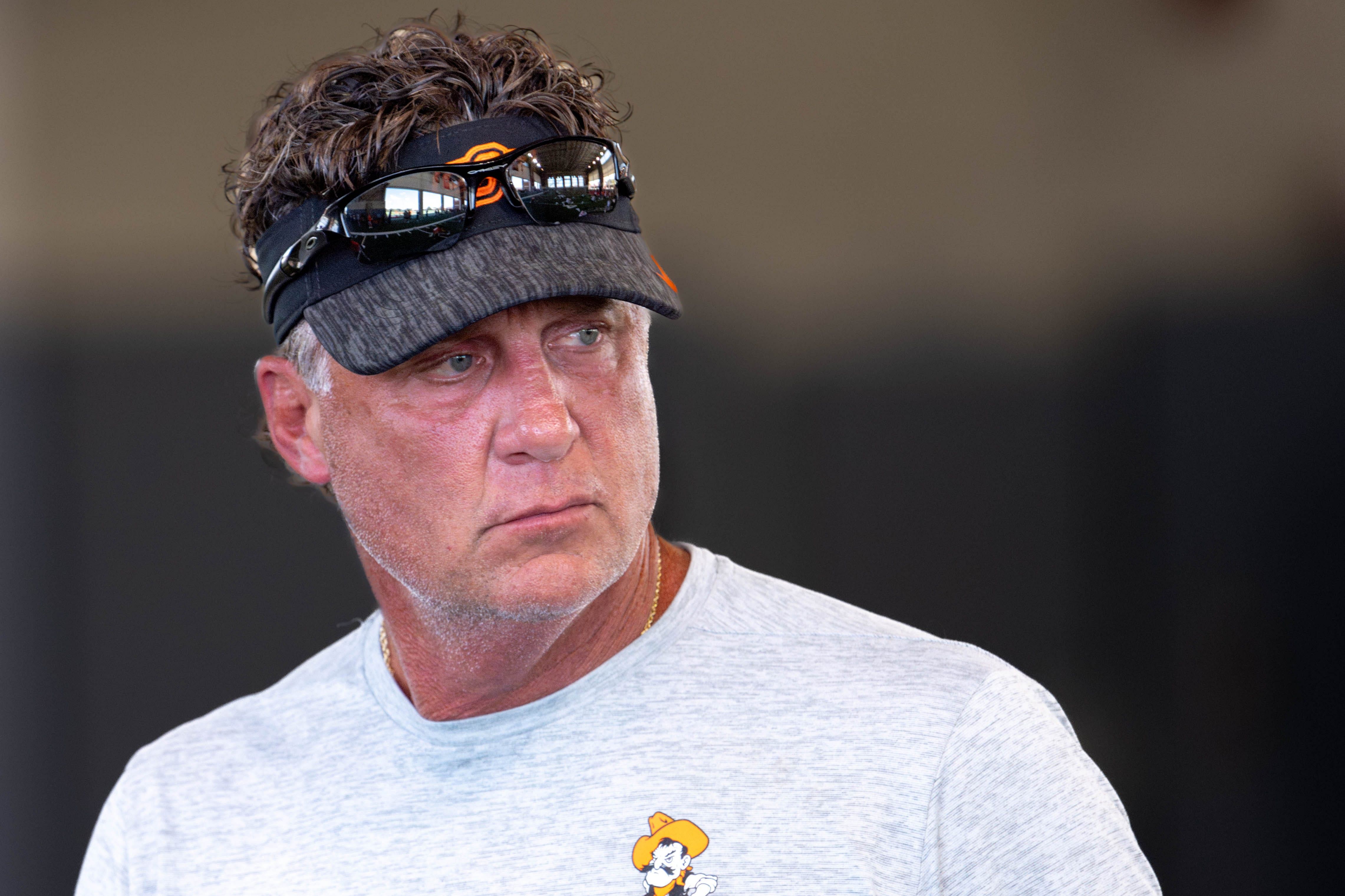 Oklahoma State HC Mike Gundy (Source: Imagn)