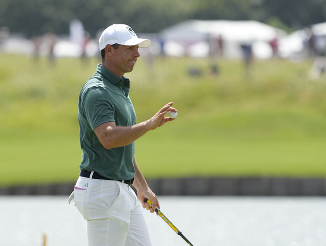 Rory McIlroy shoots an impressive eagle during the second round of the Paris Olympics