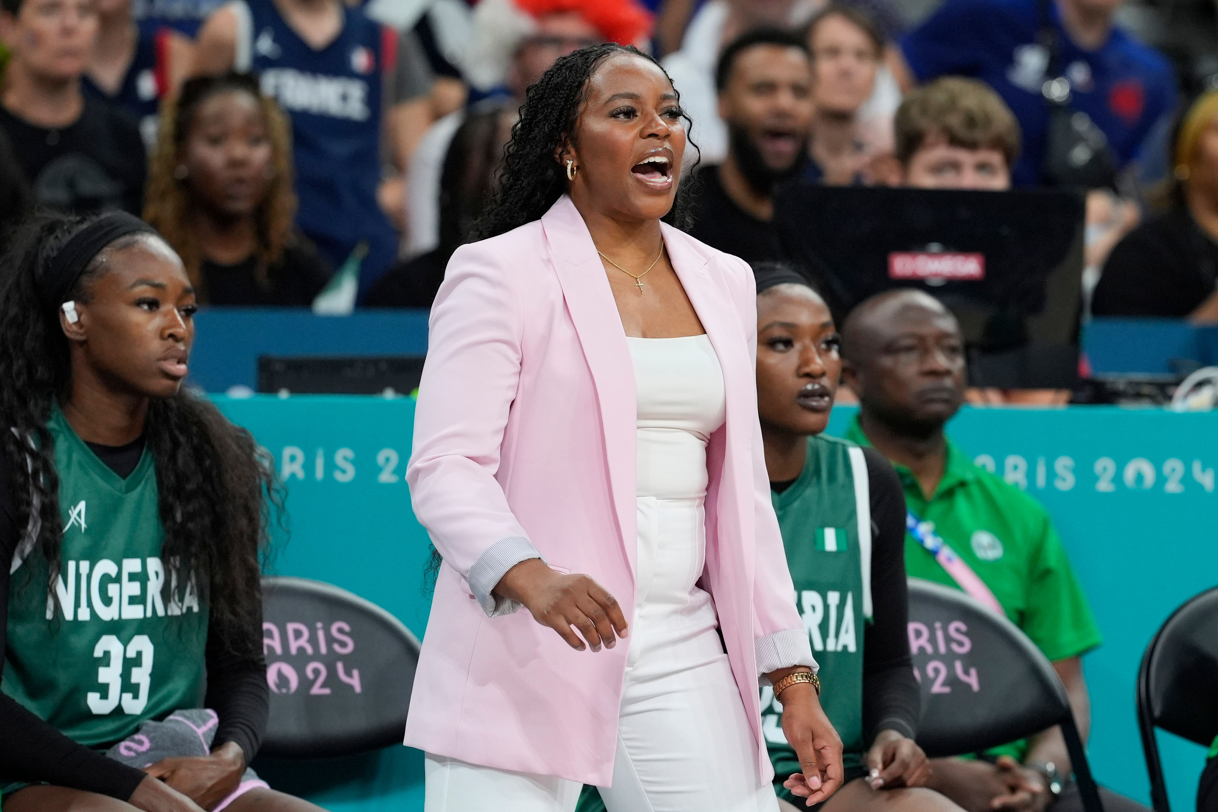 Coach Rena Wakama for Nigeria Olympic Women&#039;s Basketball Team (IMAGN)