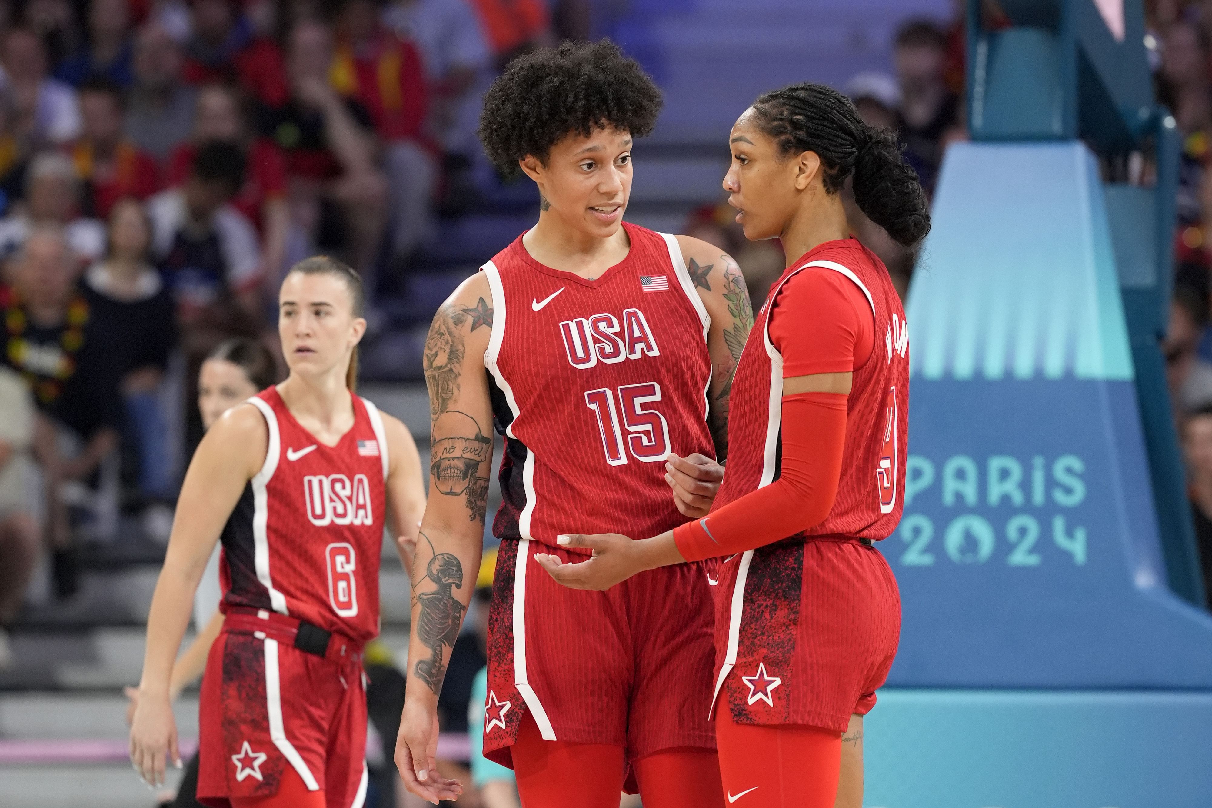 Olympics: Basketball-Women Group C - BEL-USA - Source: Imagn