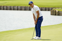 WATCH: Collin Morikawa shows how he shoots 50 yards with a wedge