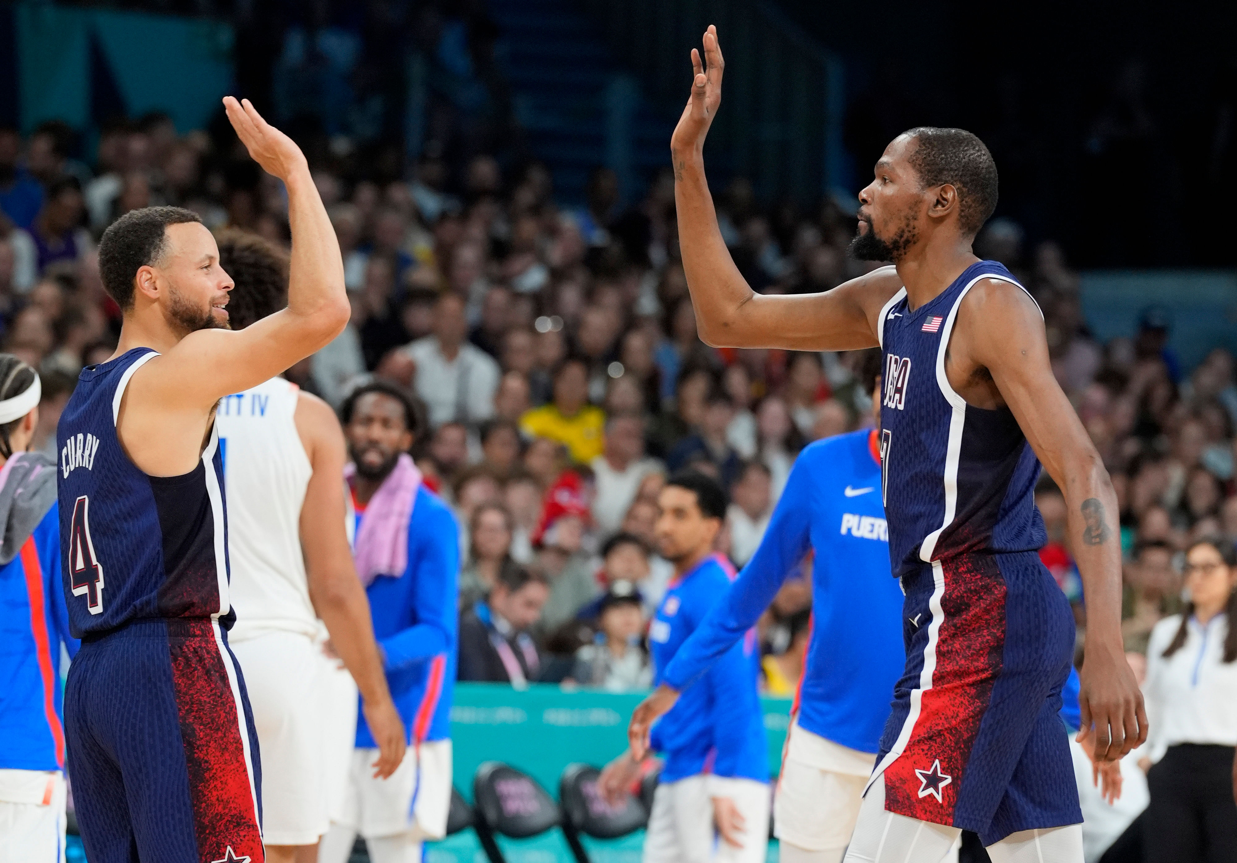 Kevin Durant hails 'godlike' Steph Curry for taking Team USA from faltering  to record 18th Olympics final