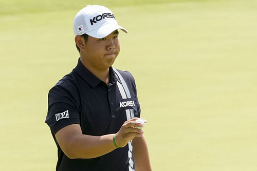 Tom Kim at the Olympics: Golf-Mens Stroke Play Round 4 (Image Source: Imagn)