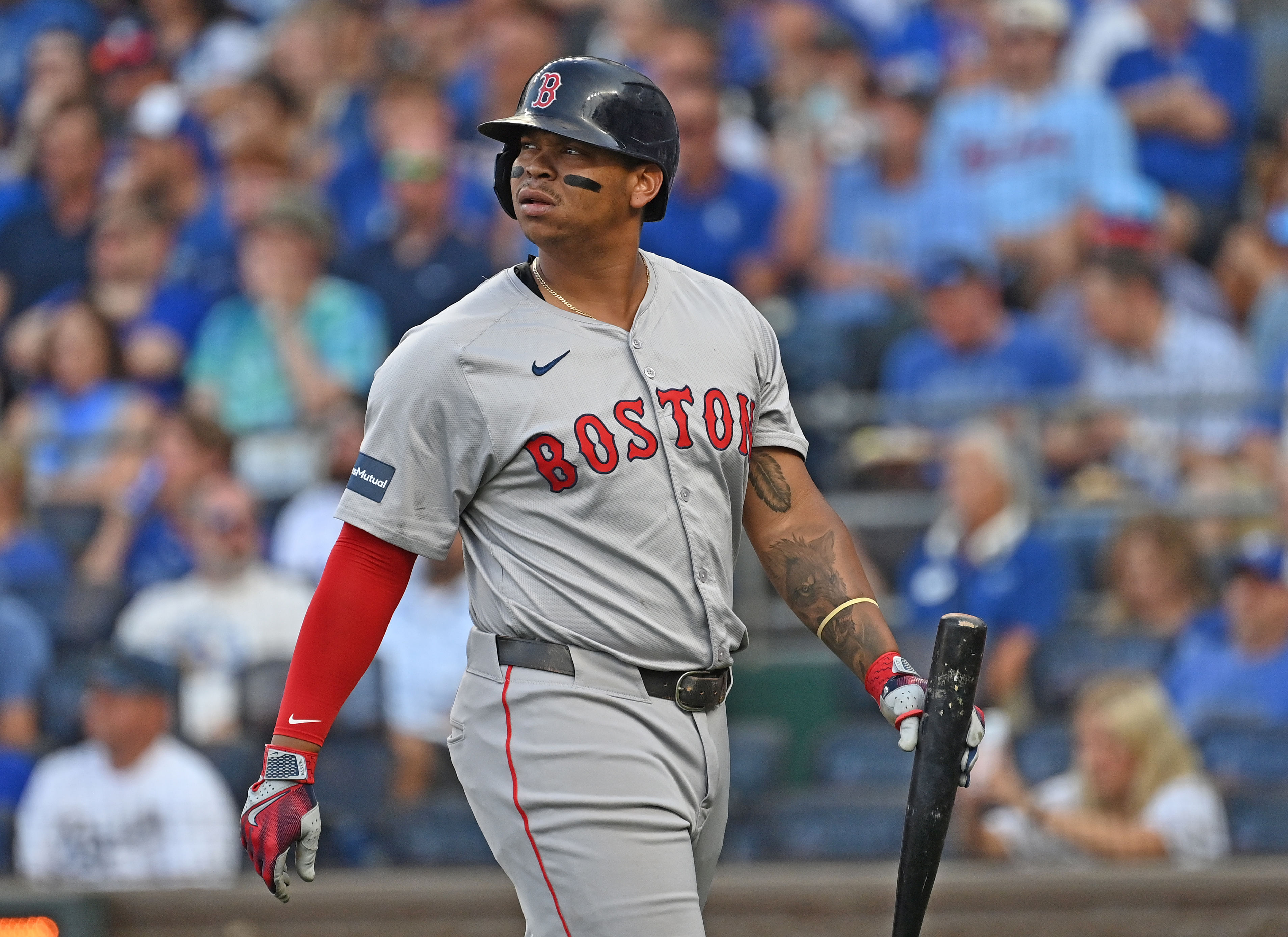 Try Rafael Devers for DFS today (Imagn)