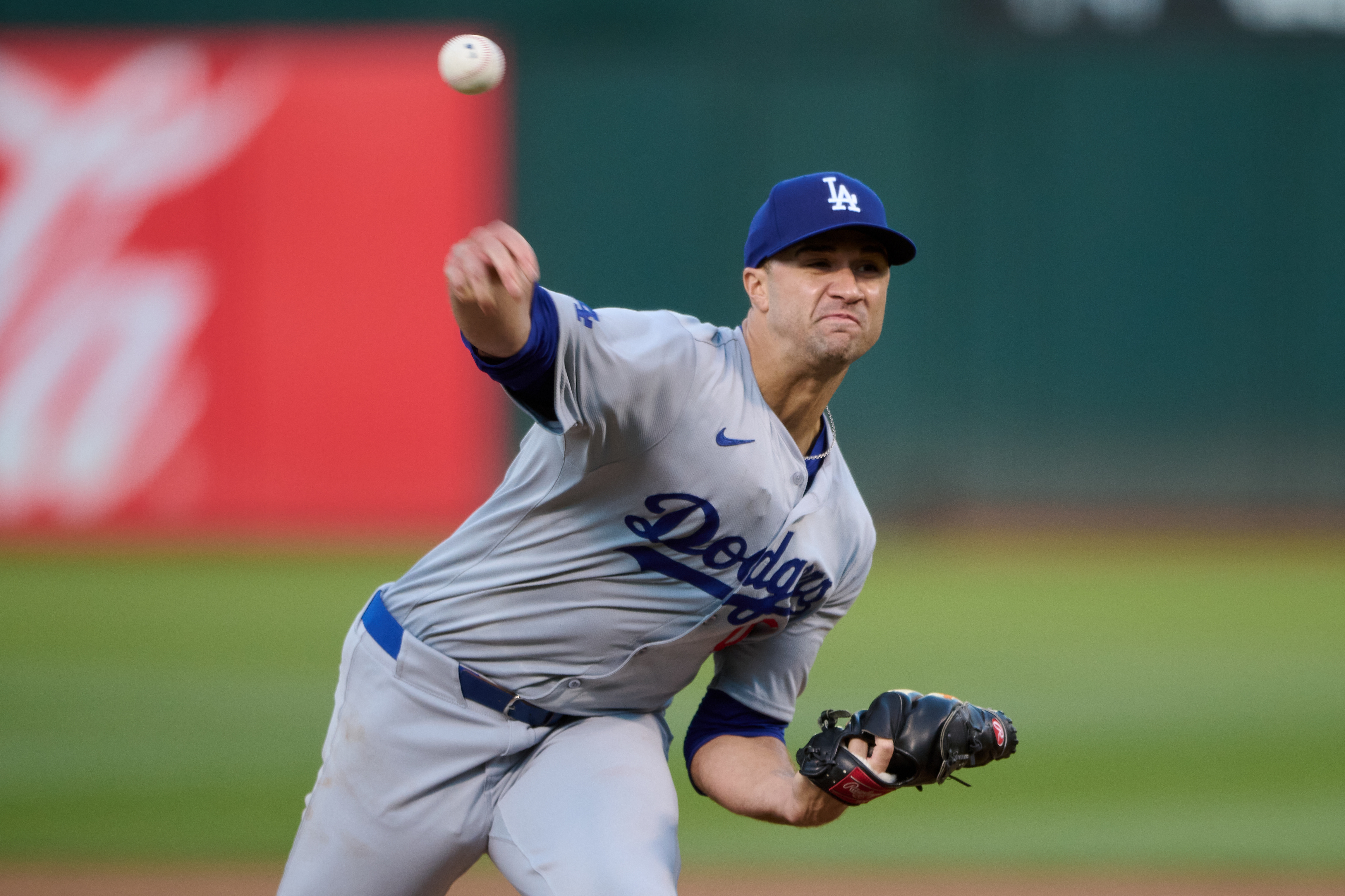 Jack Flaherty has good strikeout numbers (Imagn)