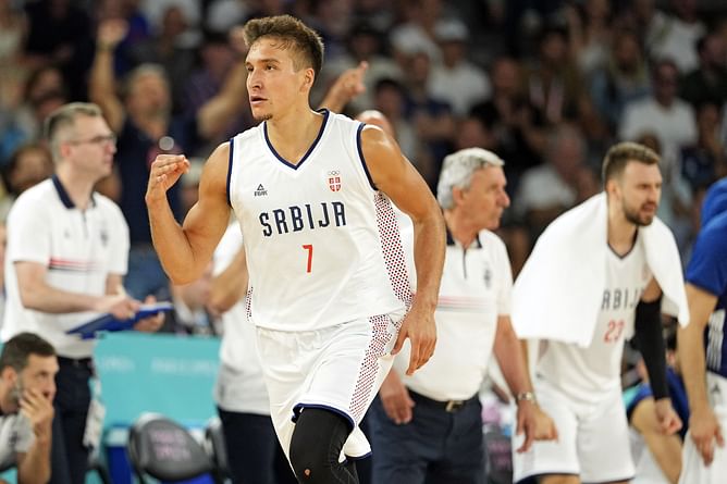 Bogdan Bogdanovic accuses referees of bias in Serbia's heartbreaking defeat to USA