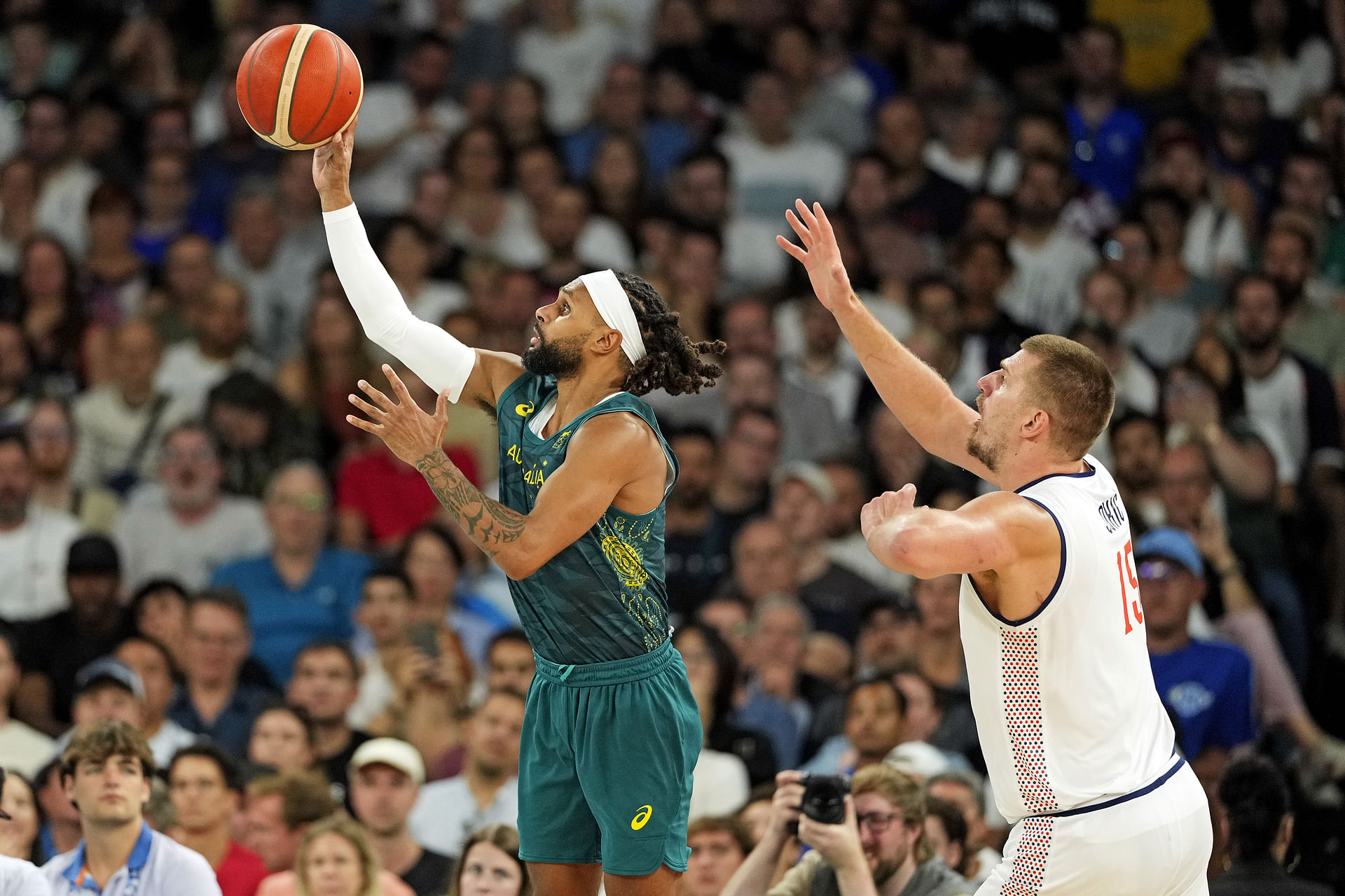 Olympics: Basketball-Men Quarterfinal - SRB-AUS - Source: Imagn