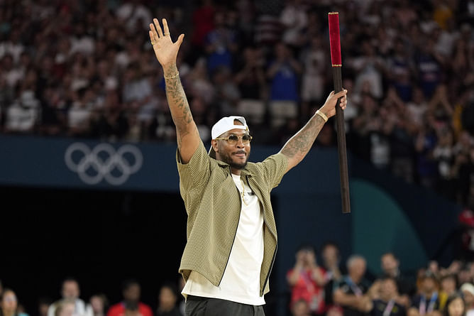 Carmelo Anthony snubs 2004 Olympic teammate from his all-time Team USA starting lineup