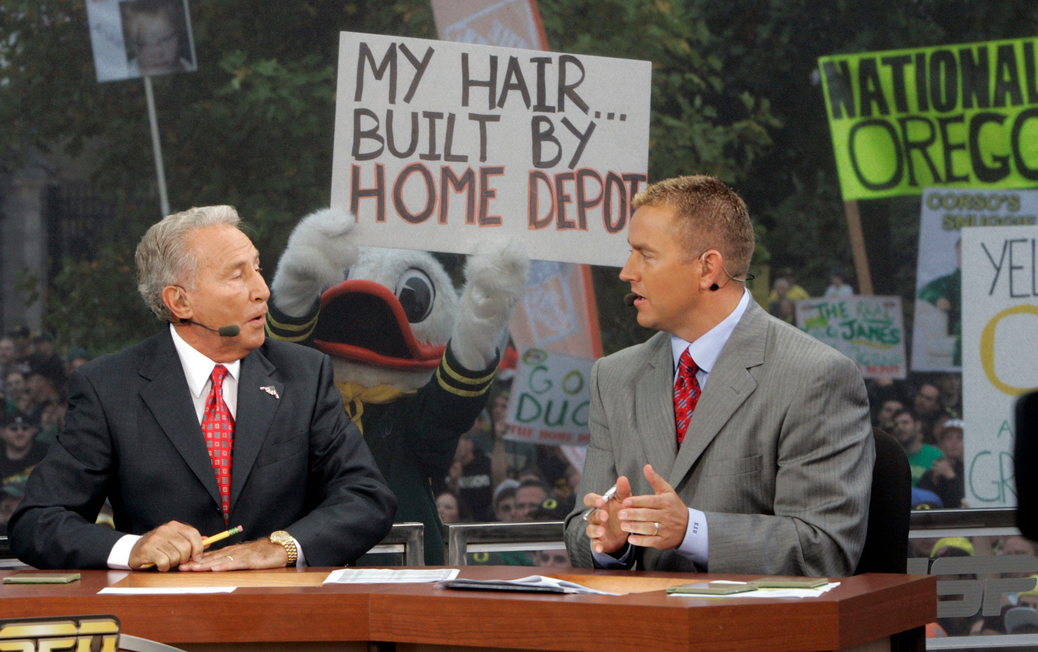 Lee Corso will be absent in Week 0, but Corso and Herbstreit will be reunited next week on the ESPN show. (Photo Credit: IMAGN)