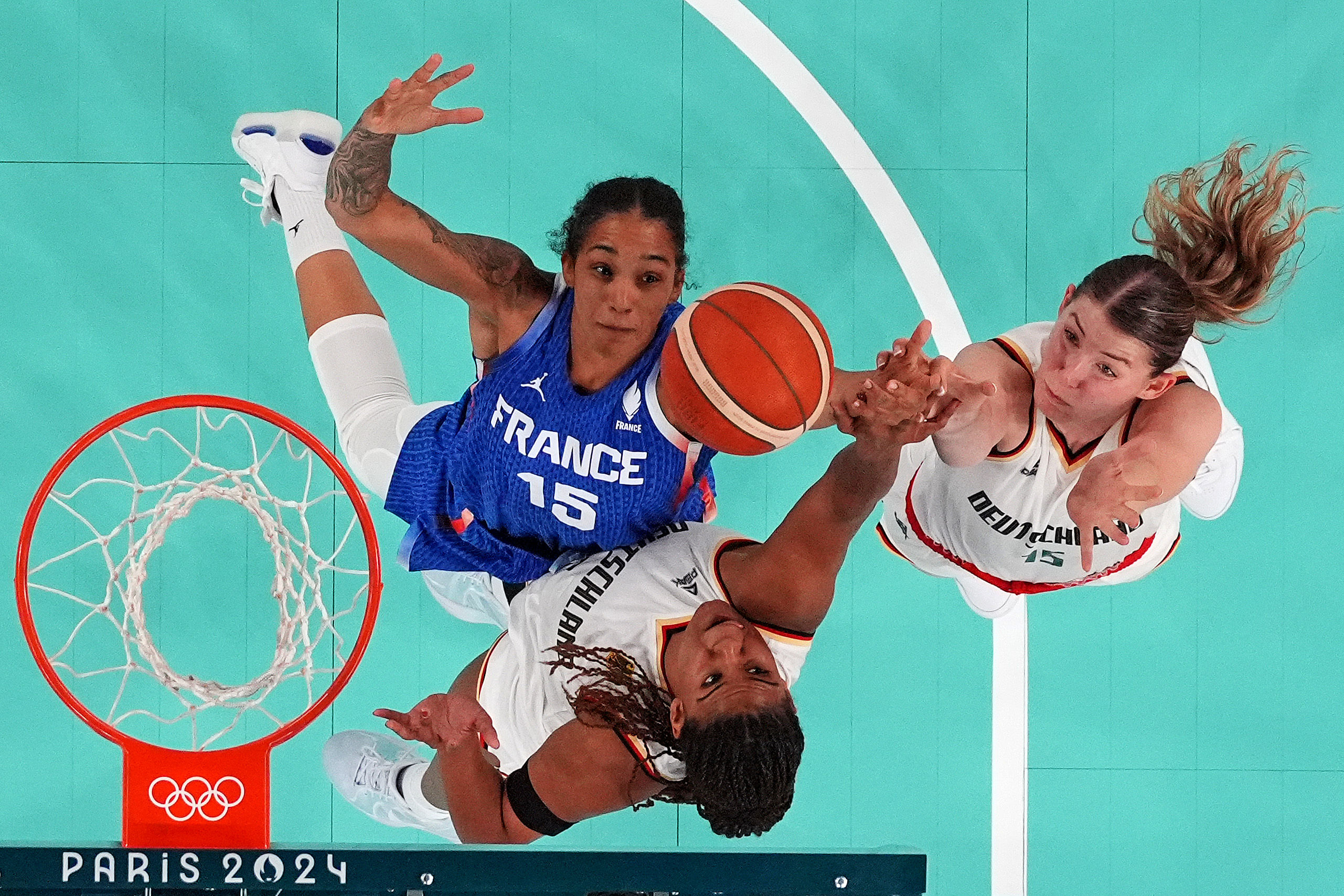 Olympics: Basketball-Women Quarterfinal - GER-FRA - Source: Imagn