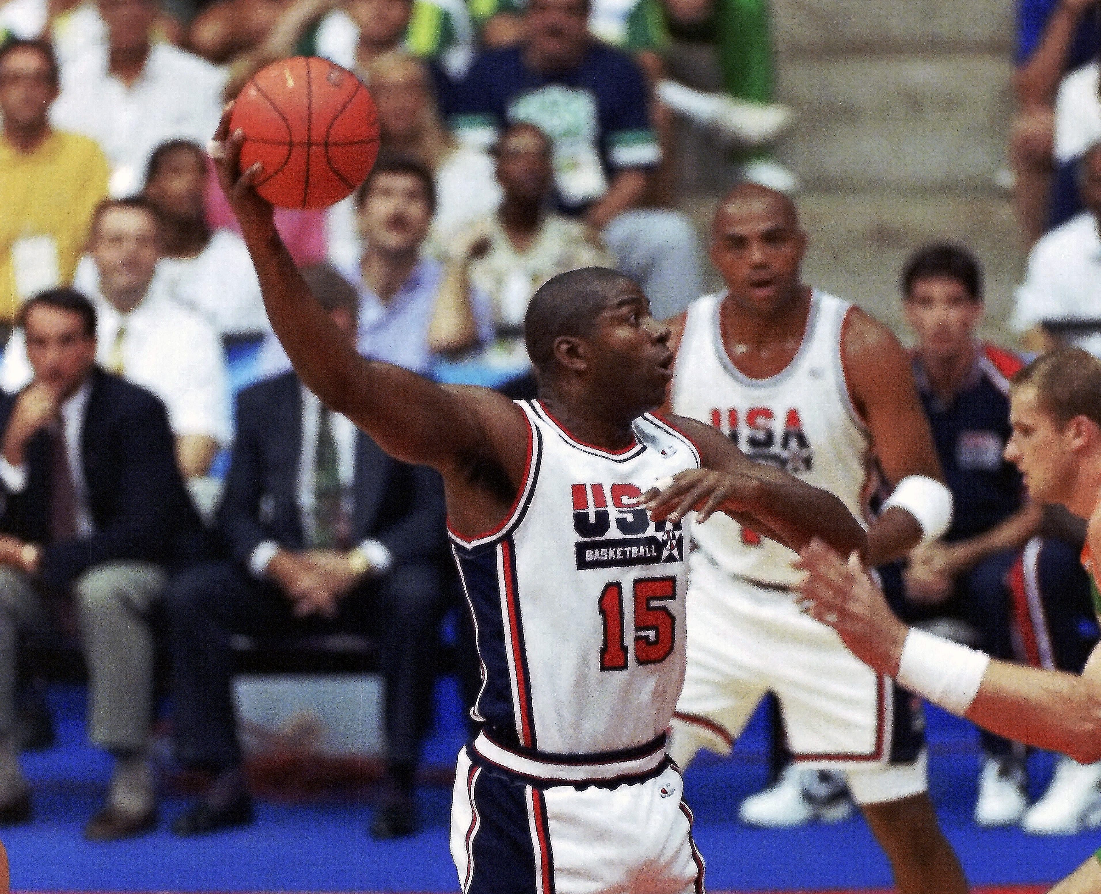 Magic Johnson for Team USA in the 1992 Olympics- Source: Imagn