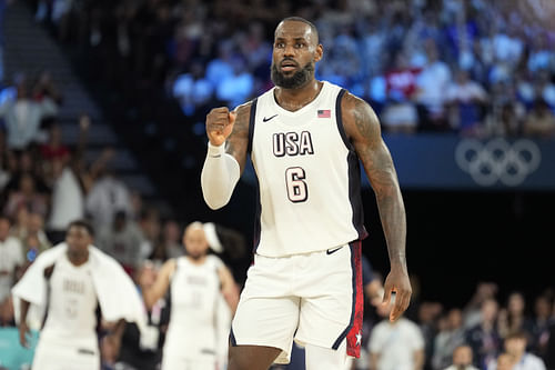 LeBron James for USA Basketball Men's Olympic Team Source: Imagn