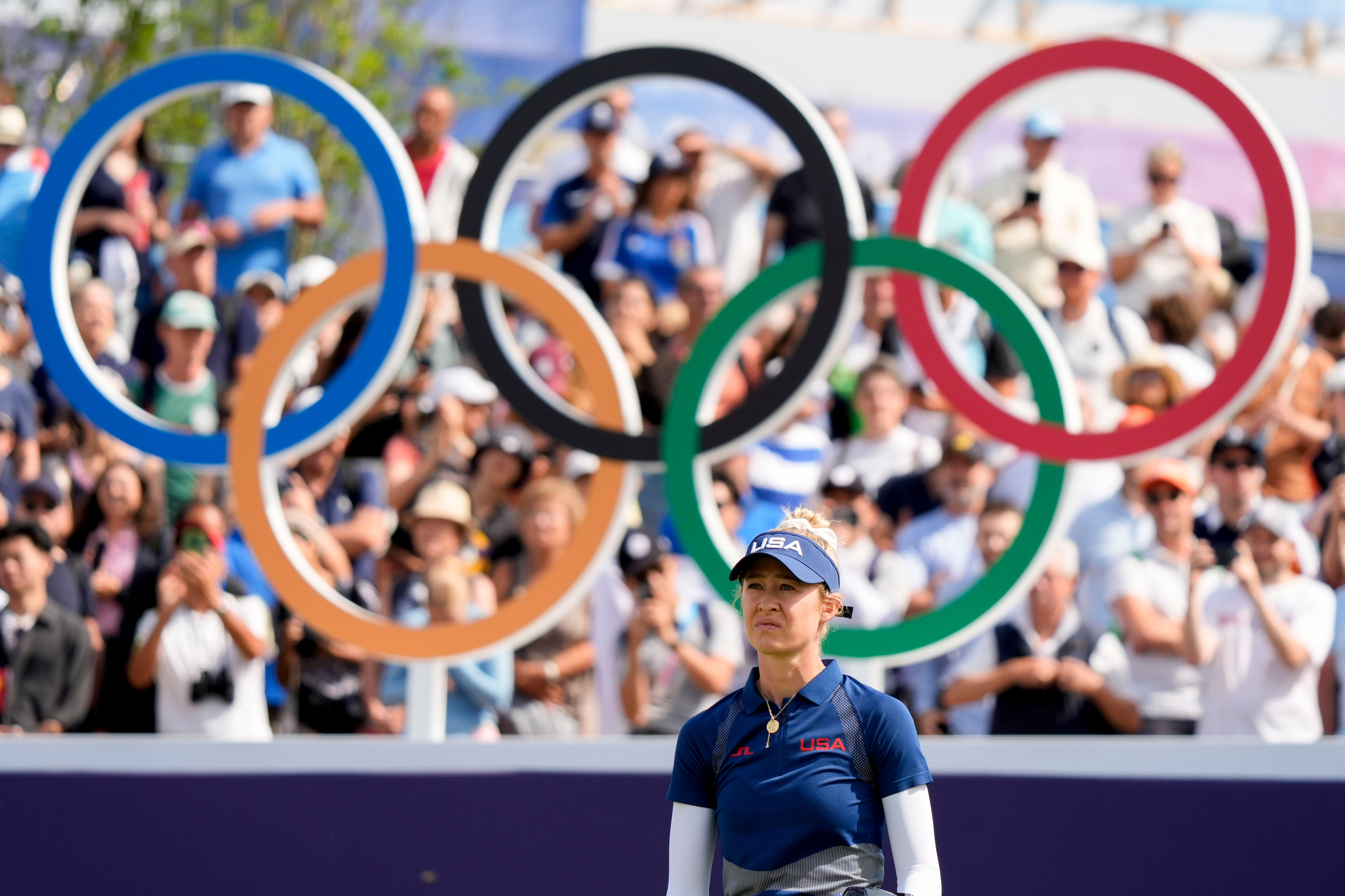 Where did Nelly Korda finish after the final round of golf at the 2024