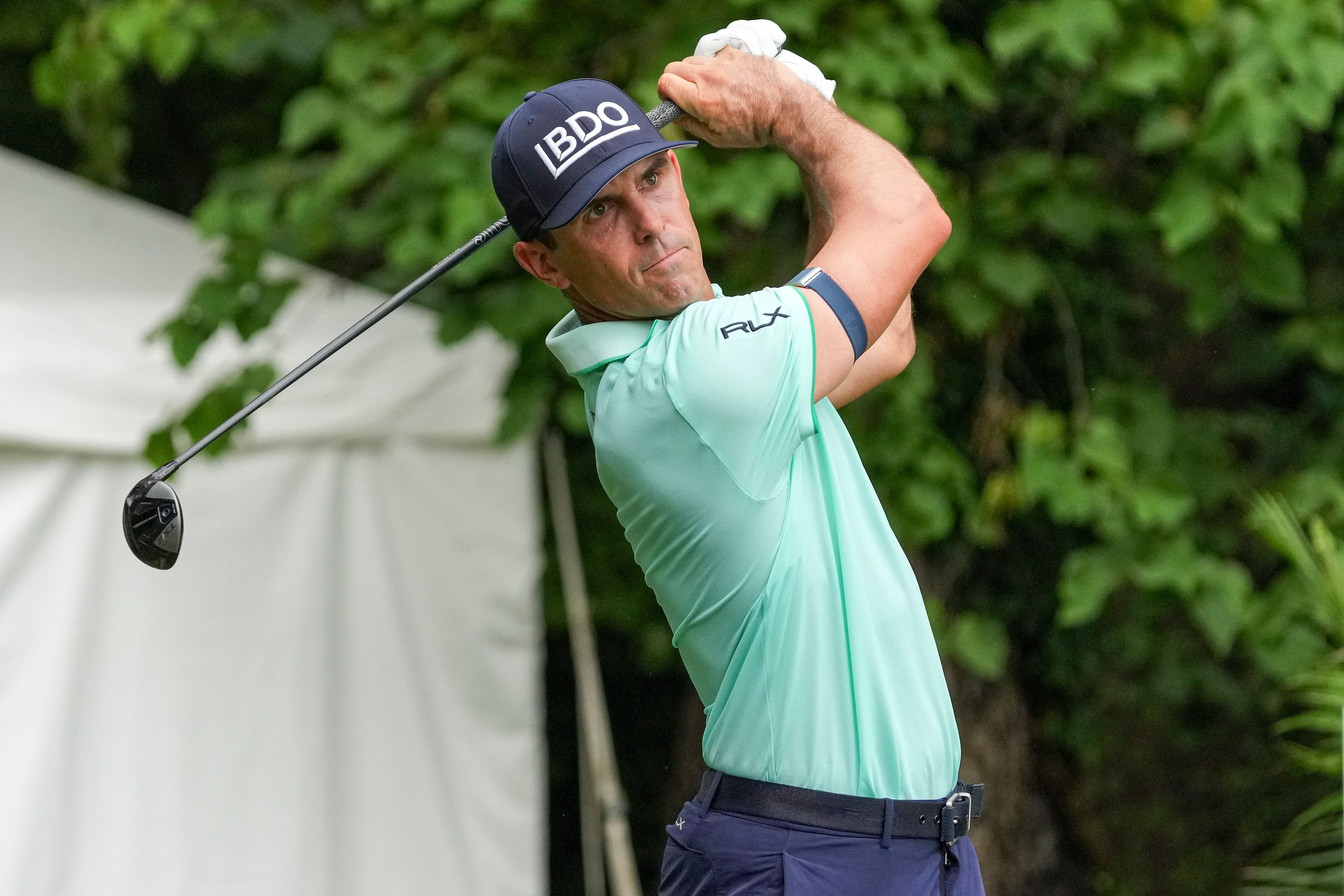 Billy Horschel during the Wyndham Championship, First Round (Source: Imagn)