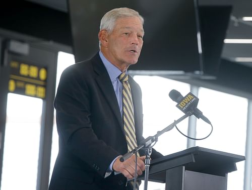 Could consistently inept offense make it time for Kirk Ferentz to ride off into the sunset from Iowa? (Photo Credit: IMAGN)