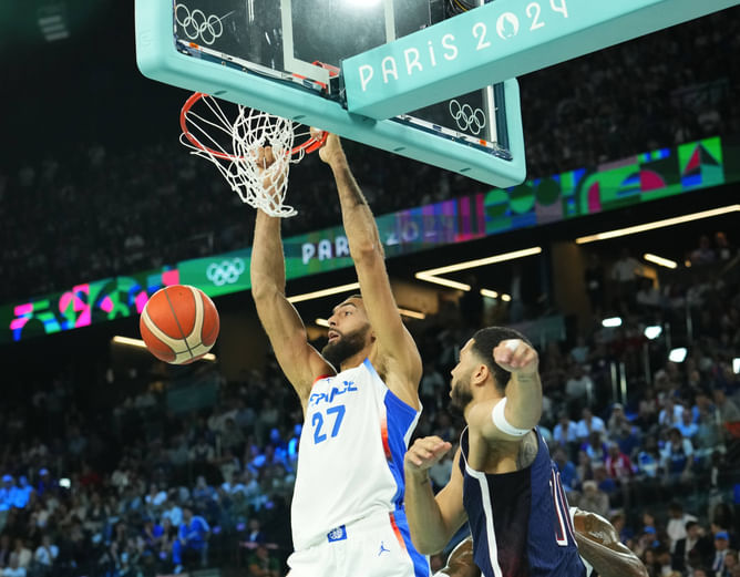 Rudy Gobert's girlfriend Julia bursts with pride reacting to French star's heartfelt post after Olympic silver