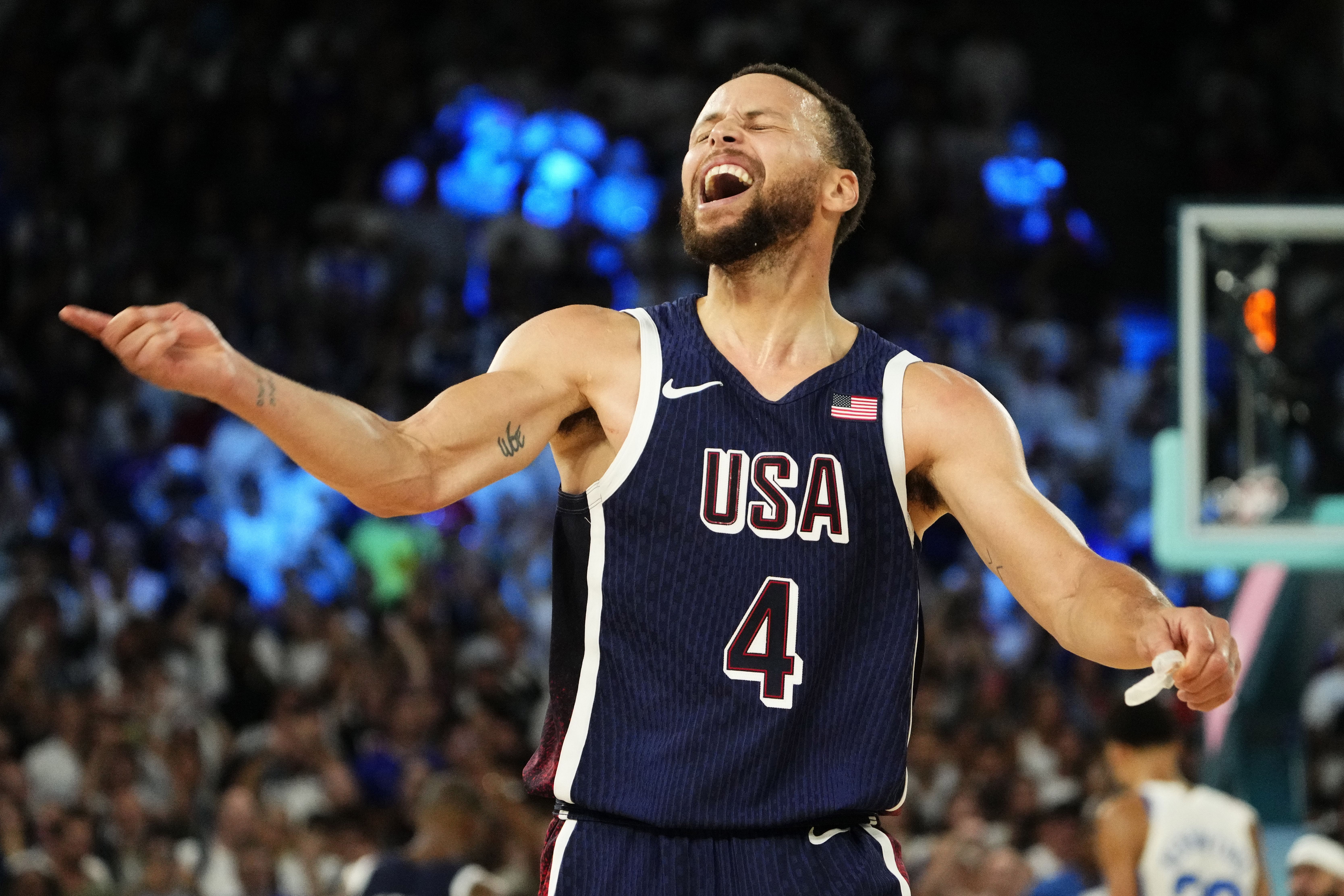 Steph Curry for USA Basketball Men&#039;s Olympic Team - Source: Imagn