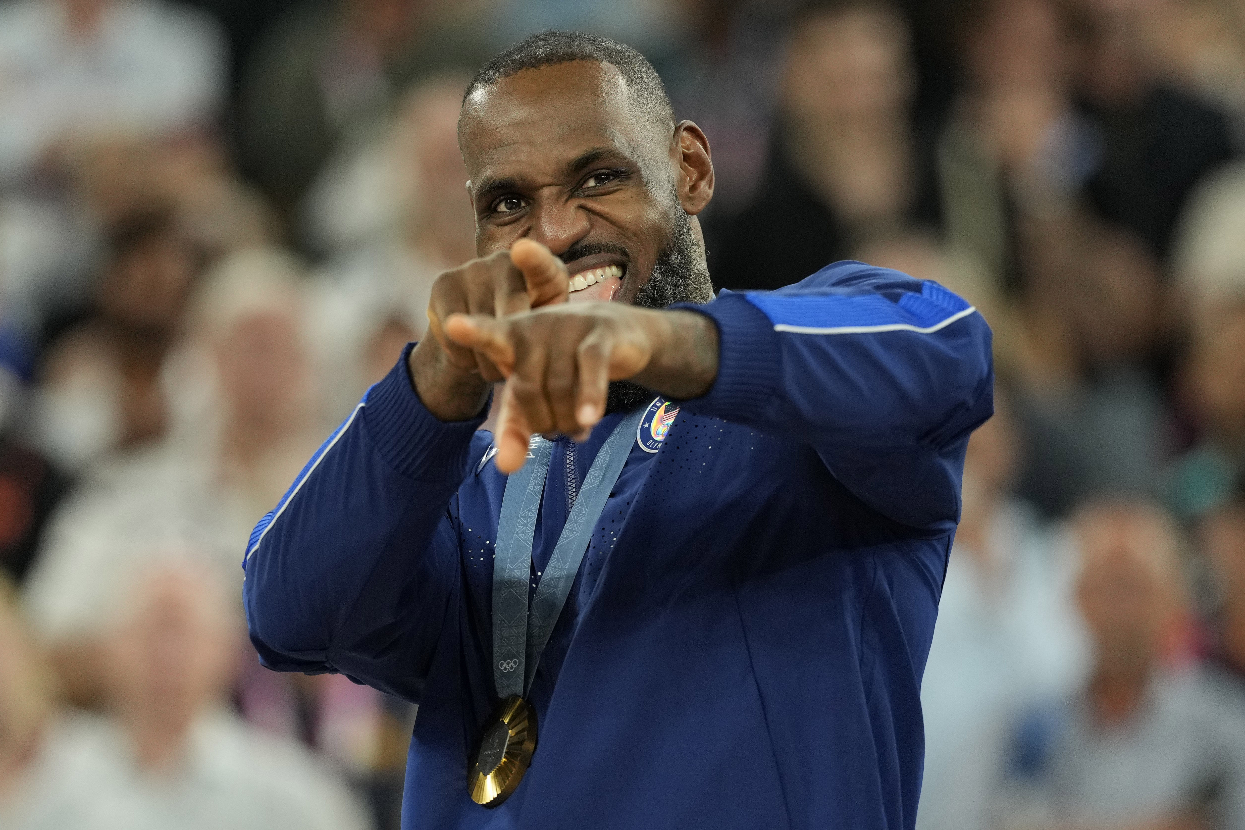 LA Lakers&#039; LeBron James won his third Olympic gold medal - Source: Imagn