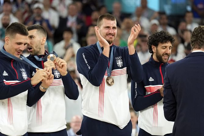 "Embiid would spend $3.75 million" - Nikola Jokic sparks NBA fan frenzy after splurging $375K on Rolex watches for Serbian bronze team