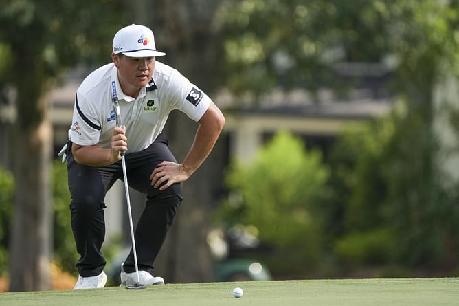 WATCH: Kim Si Woo hits stunning birdie to take solo lead at the BMW Championship