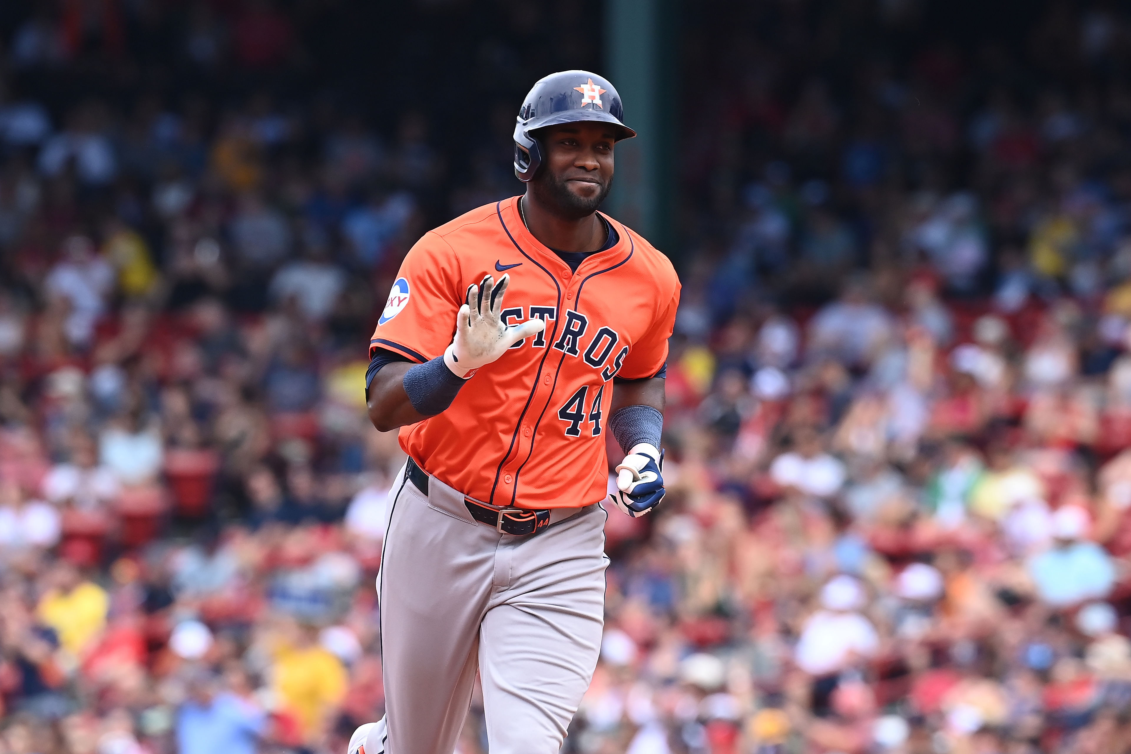 Pick Yordan Alvarez to hit a home run today (Imagn)