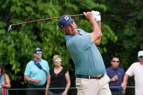 Matt Kuchar at the 2024 PGA: Wyndham Championship (Image Source: Imagn)