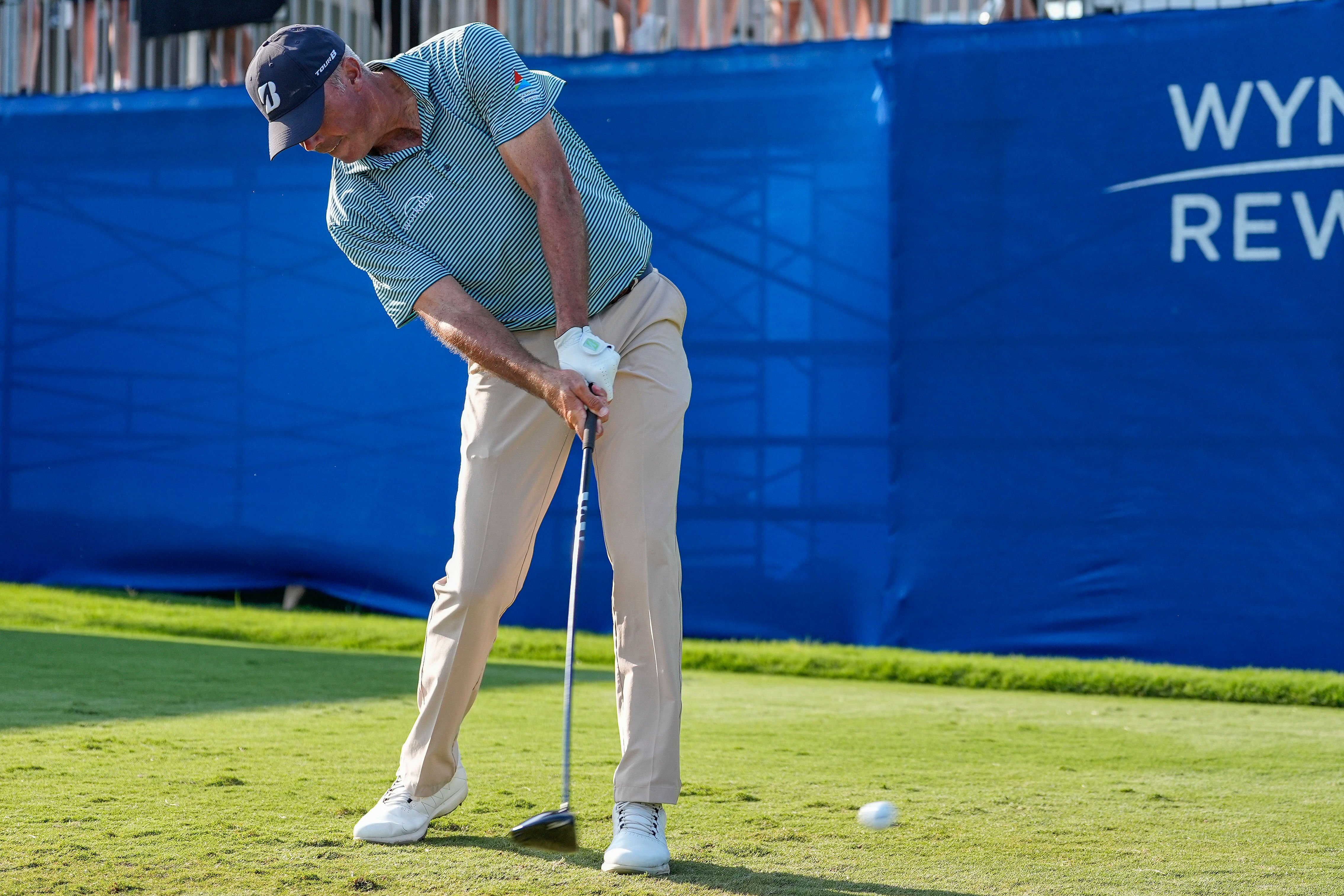 Matt Kuchar delayed his final hole (Imagn)