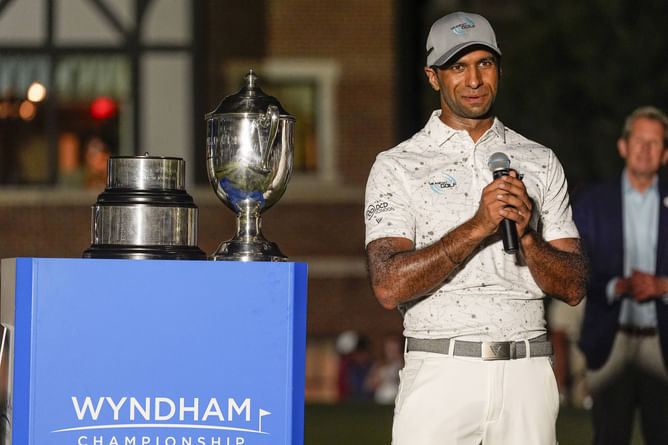 "I have a flight at 5:30am"- Aaron Rai's Wyndham Championship victory celebration remains short-lived as he heads for FedEx Cup playoffs