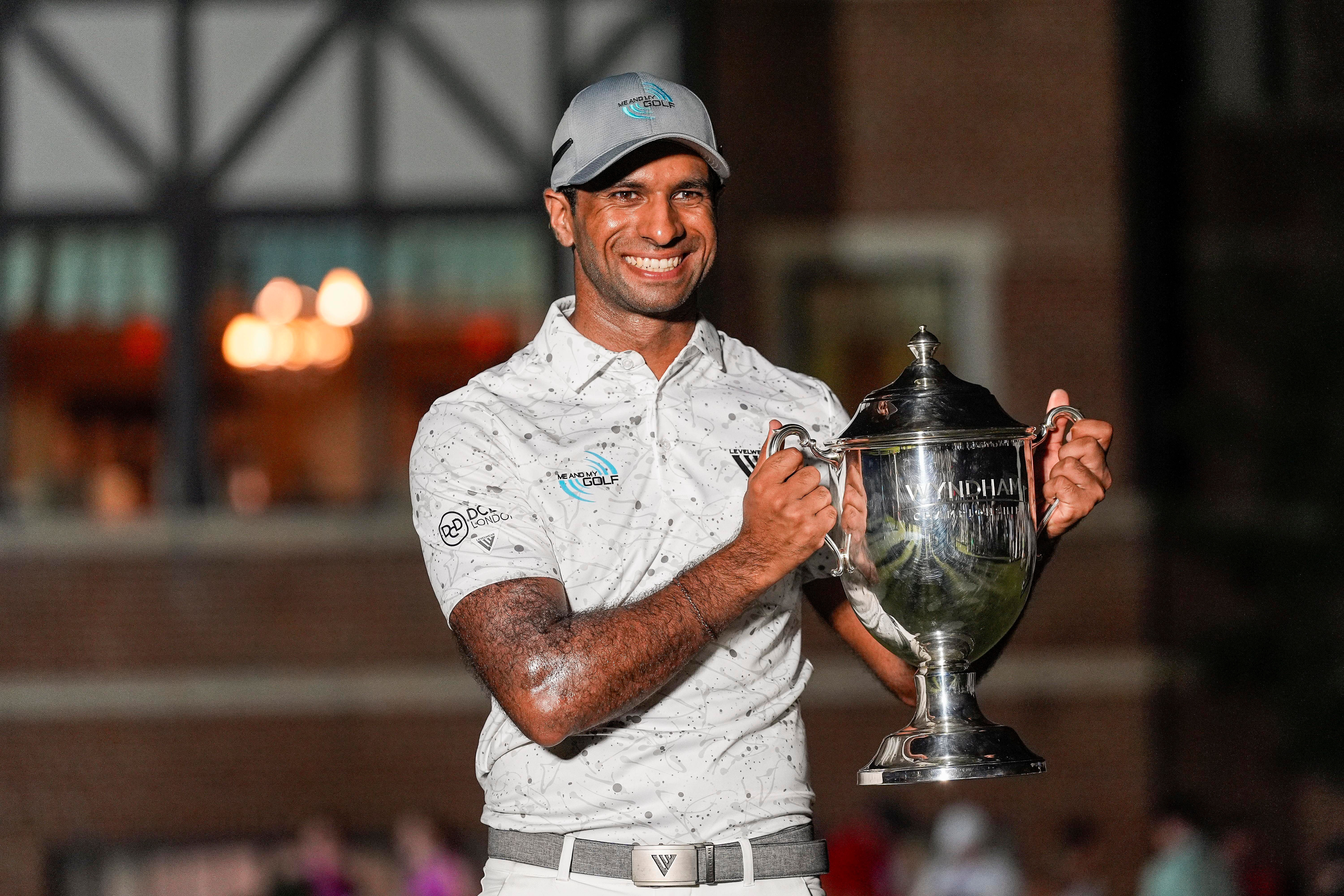 Aaron Rai won the Wyndham Championship (Imagn)