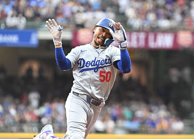 "I'm out here helping Dodger Nation": Mookie Betts excited after shining in return game vs Brewers