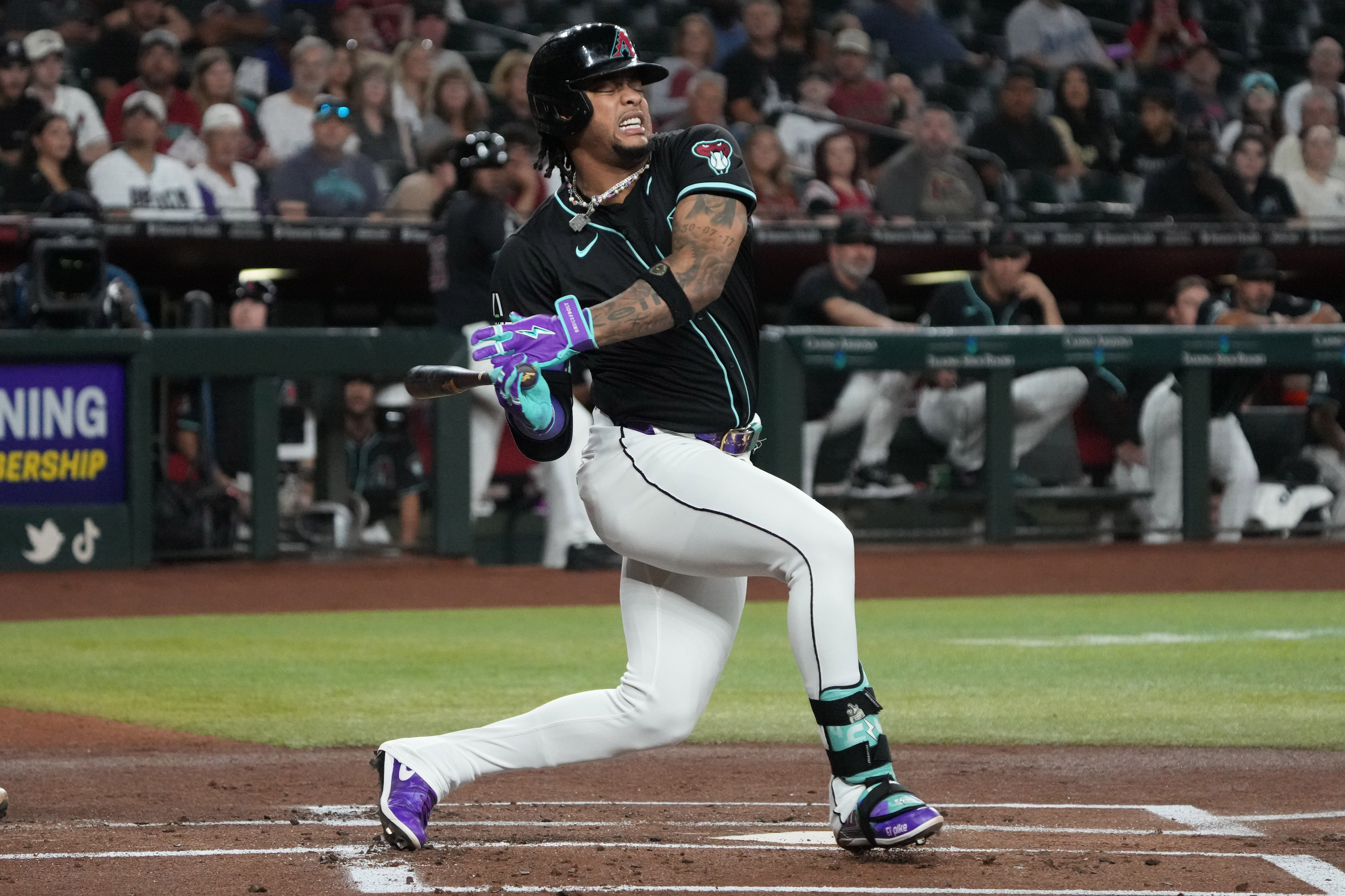 Ketel Marte could hit another home run today (Imagn)