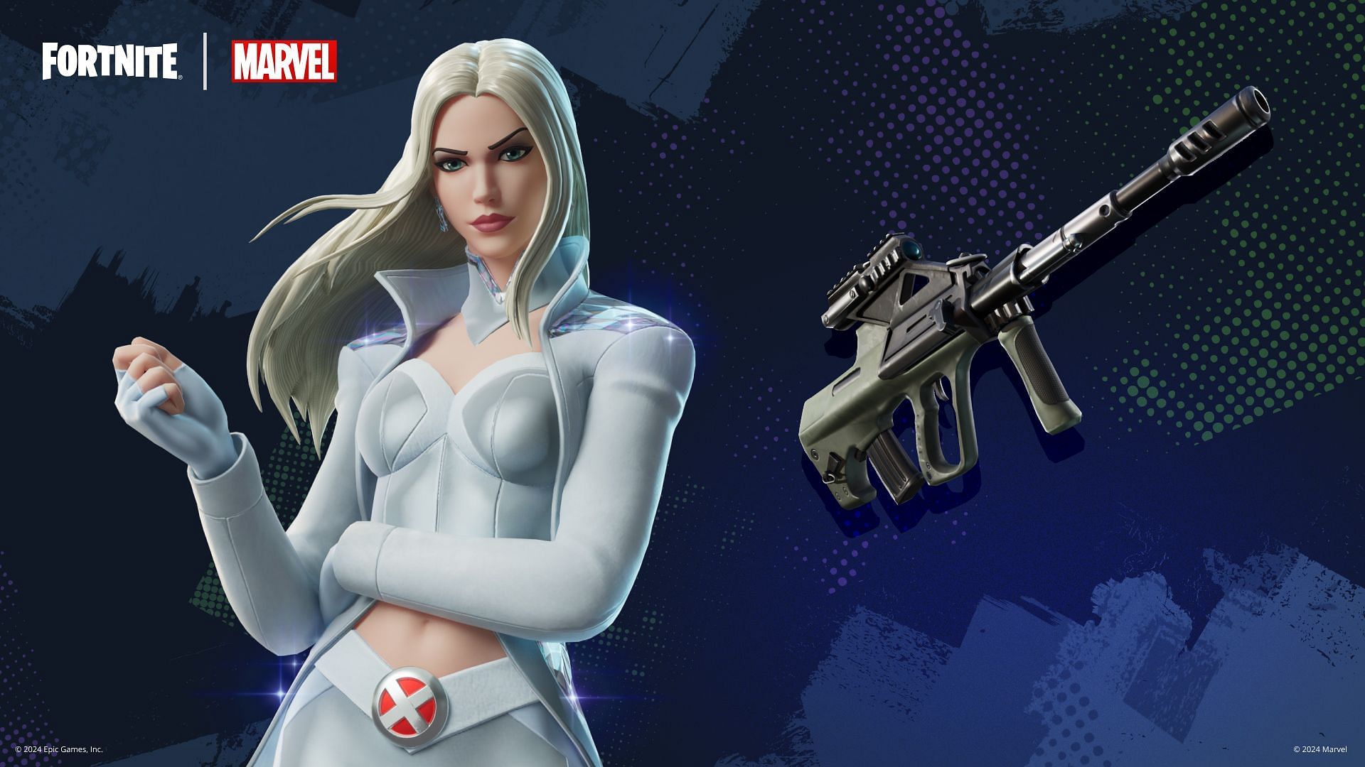 Emma Frost in Fortnite Chapter 5 Season 4 (Image via Epic Games)