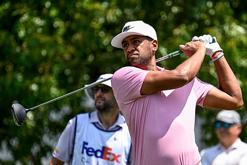 Tony Finau at the FedEx St. Jude Championship (Image Source: Imagn)