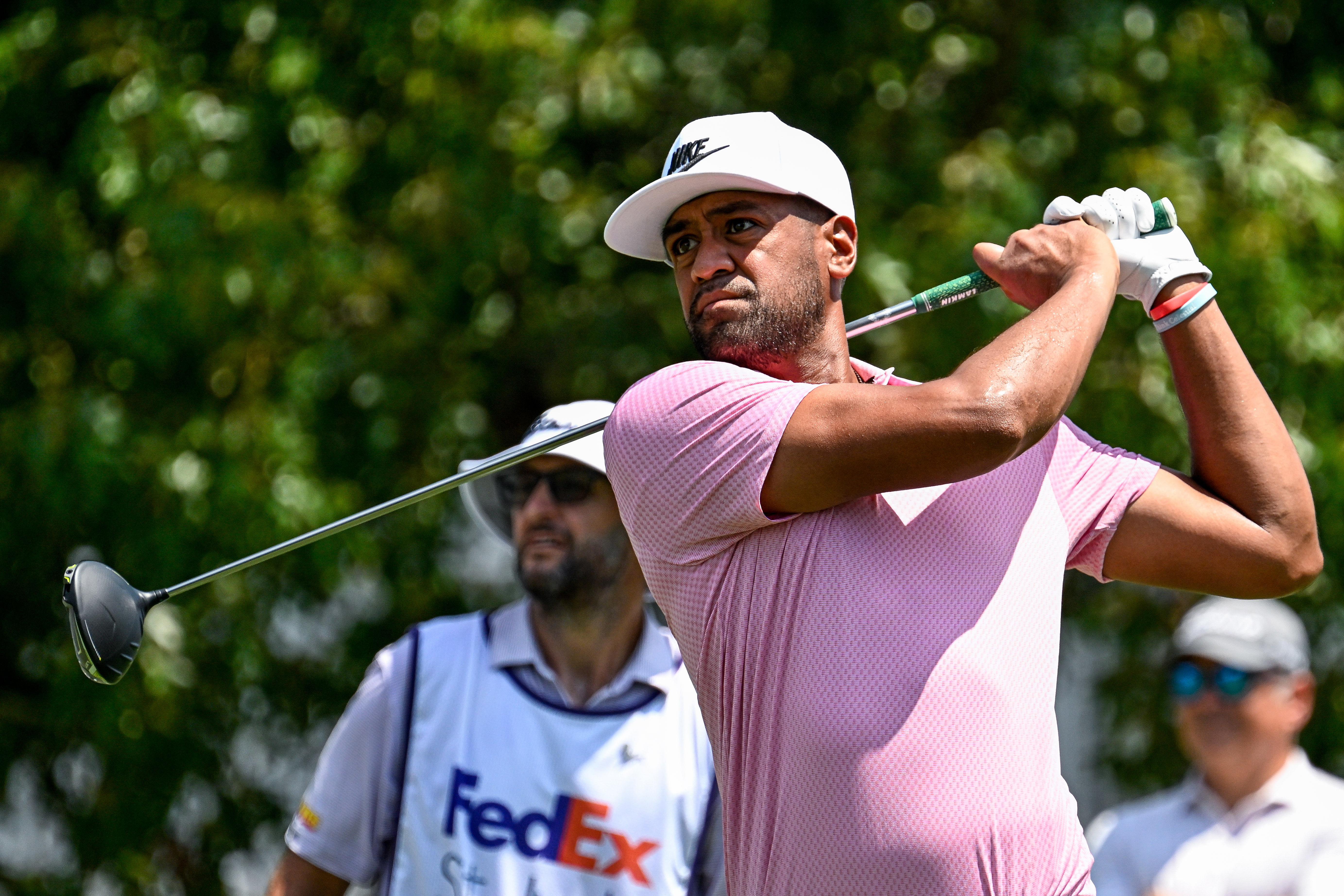 Tony Finau at the FedEx St. Jude Championship (Image Source: Imagn)