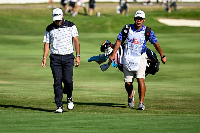 “I’m just happy to be next to him”: Hideki Matsuyama’s star-struck replacement caddy can’t stop smiling after Japanese golfing icon lost regular caddy