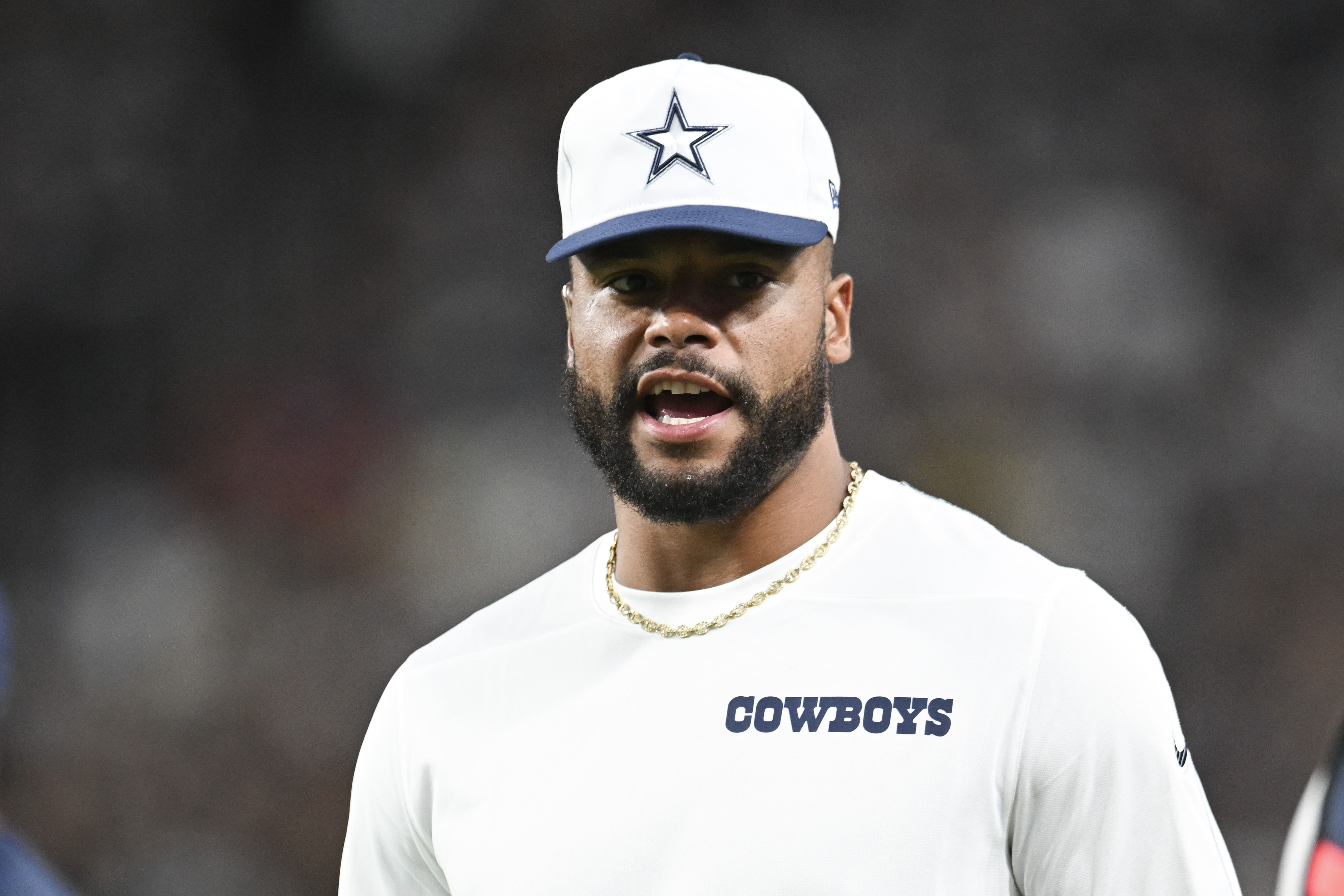 Dak Prescott is entering the final year of his deal (Imagn)