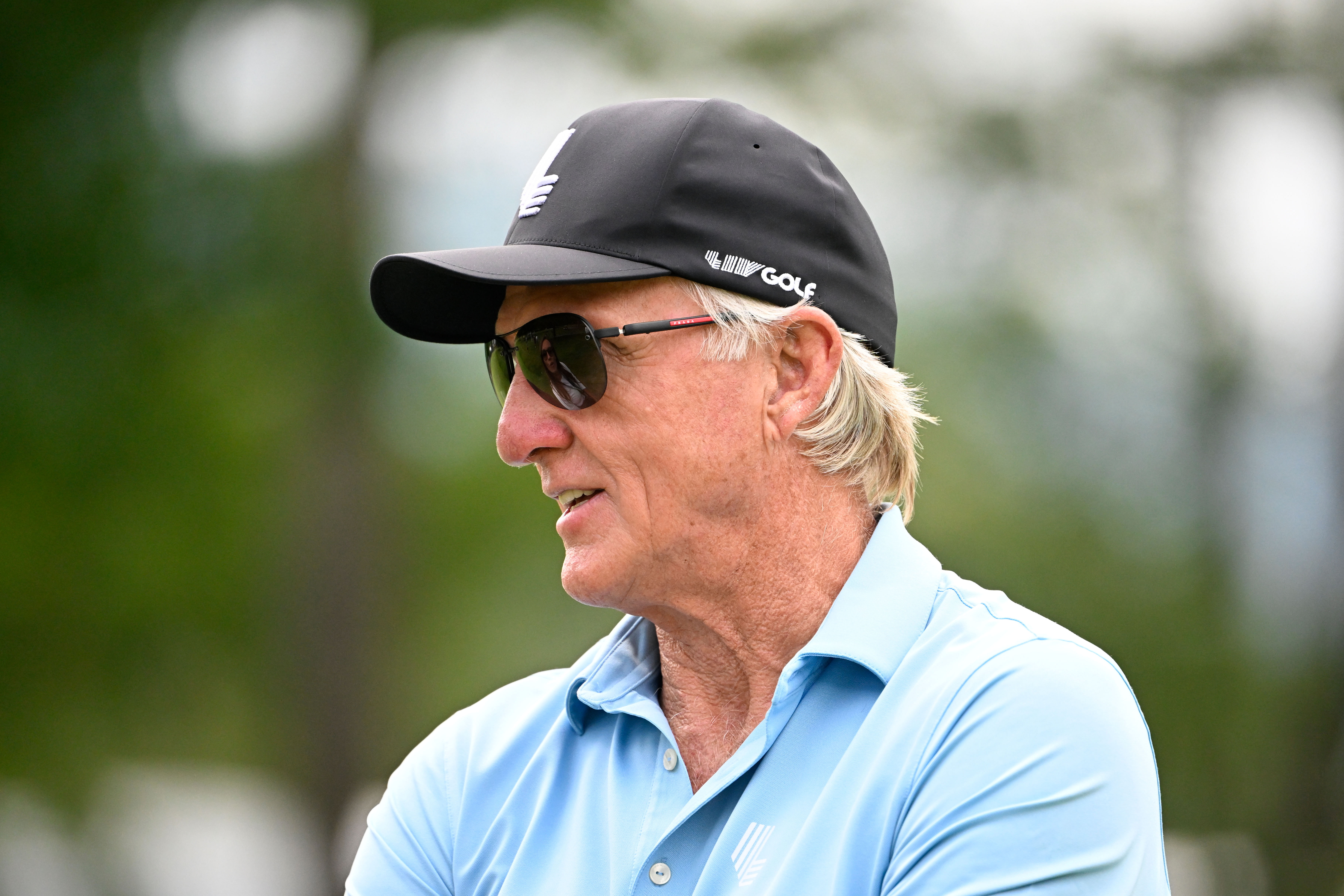 Greg Norman shouted out his team for LIV Golf (Image via Imagn)