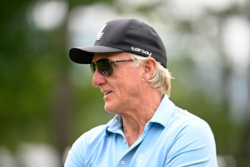 Greg Norman shouted out his team for LIV Golf (Image via Imagn)