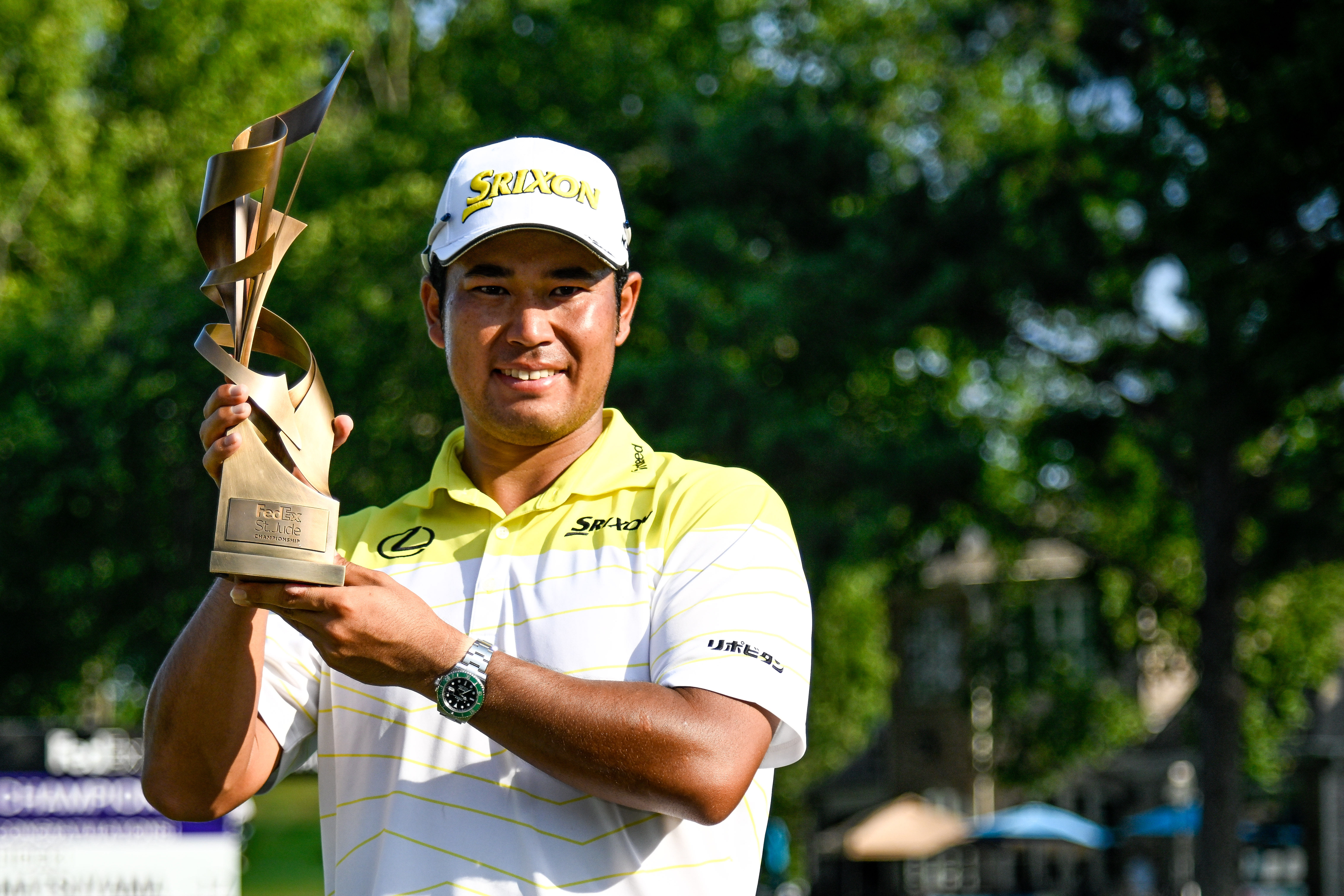 How many FedEx Cup points did Hideki Matsuyama get after winning the