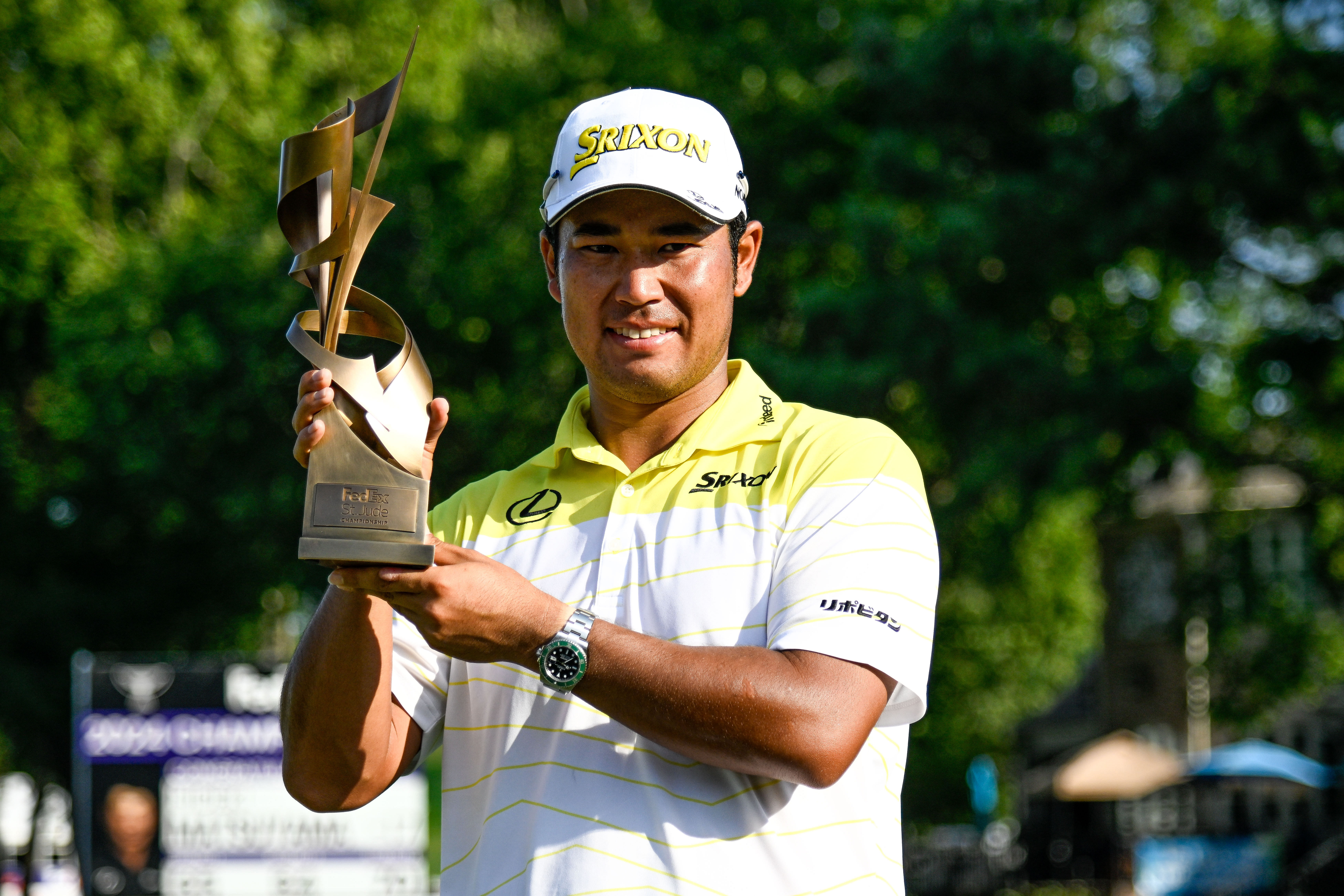 Hideki Matsuyama after winning St. Jude Championship (Source: Imagn)