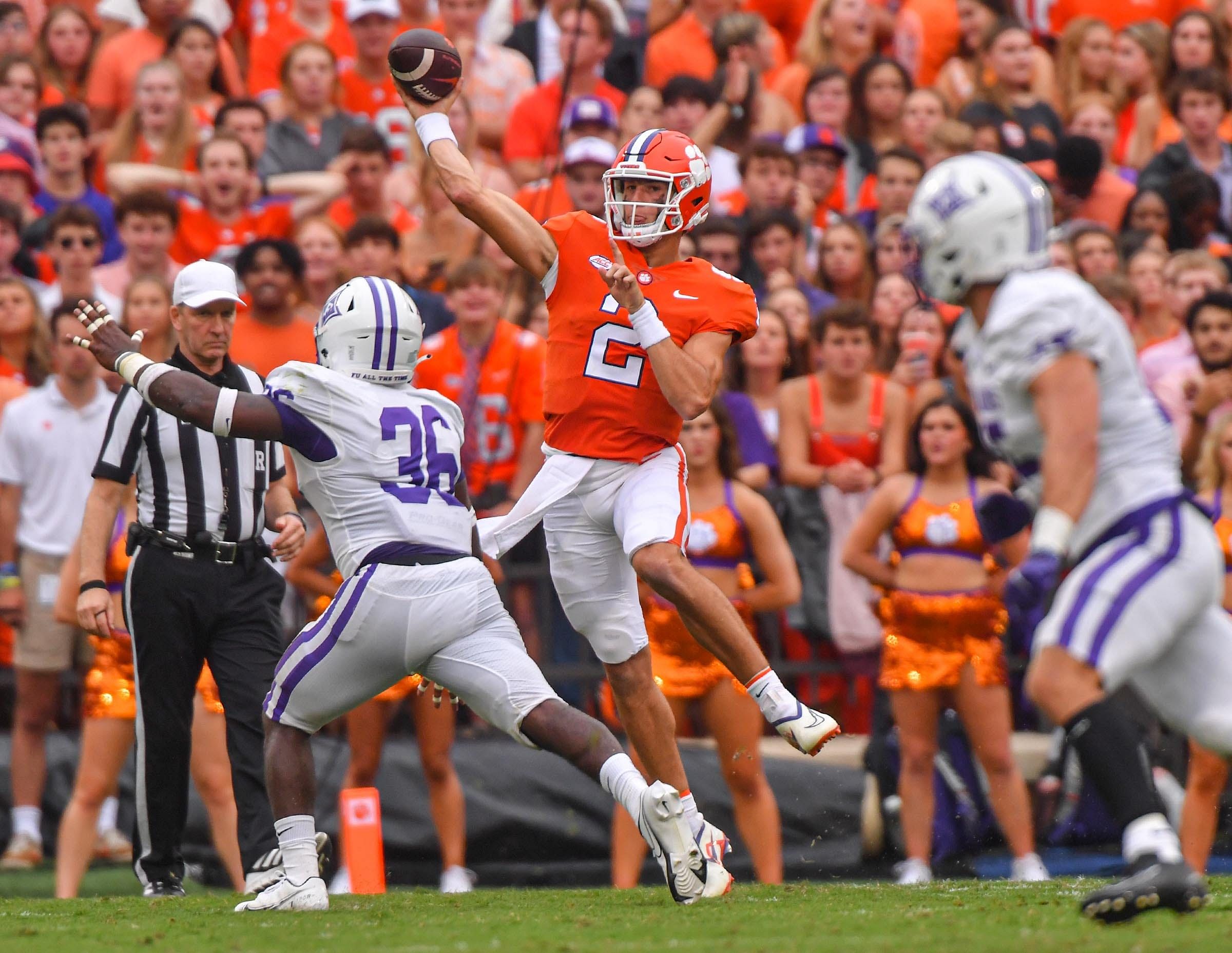 Clemson QB Cade Klubnik could be key to an upset of Georgia. (Photo Credit: IMAGN)