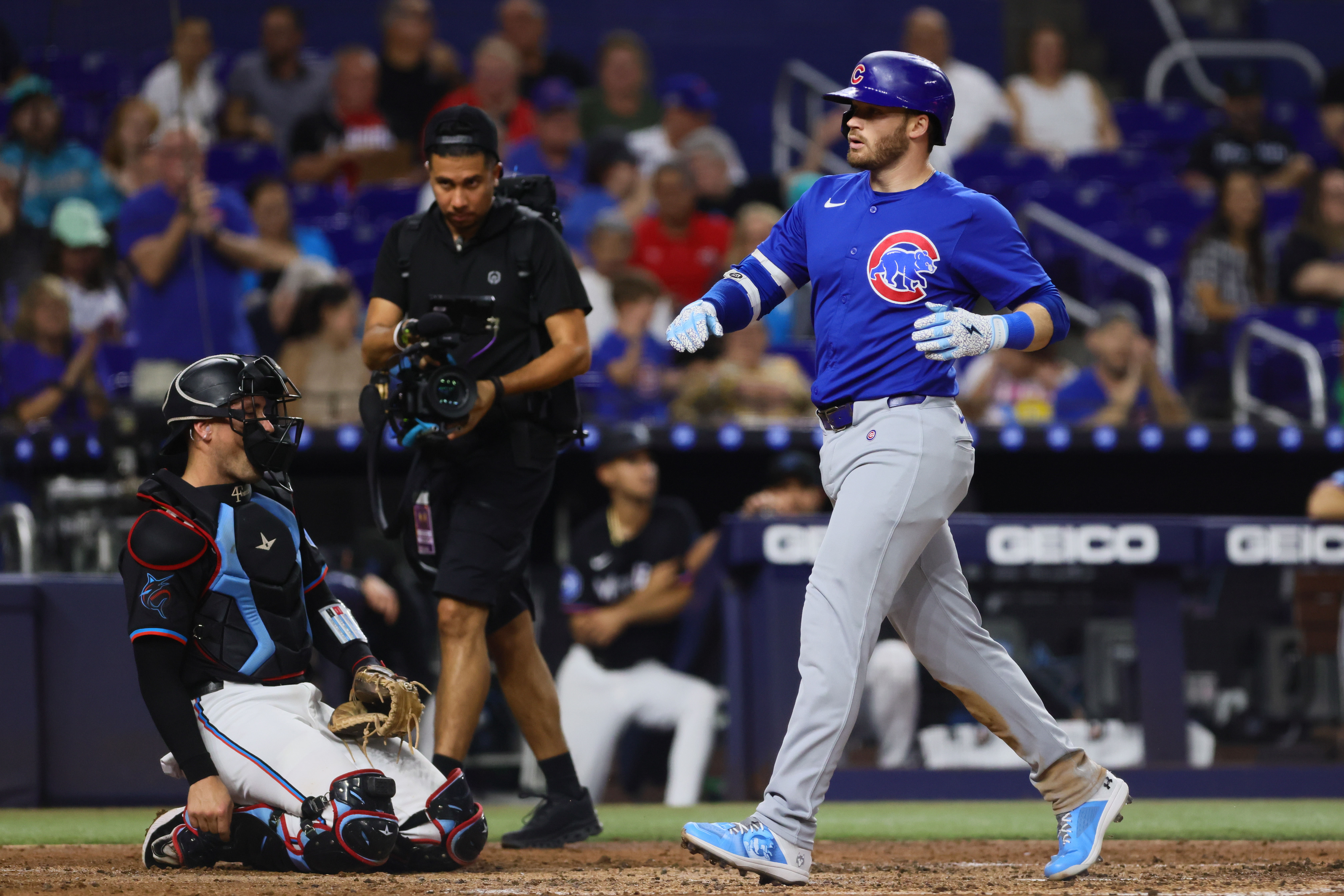 Ian Happ has 23 home runs this year (Imagn)