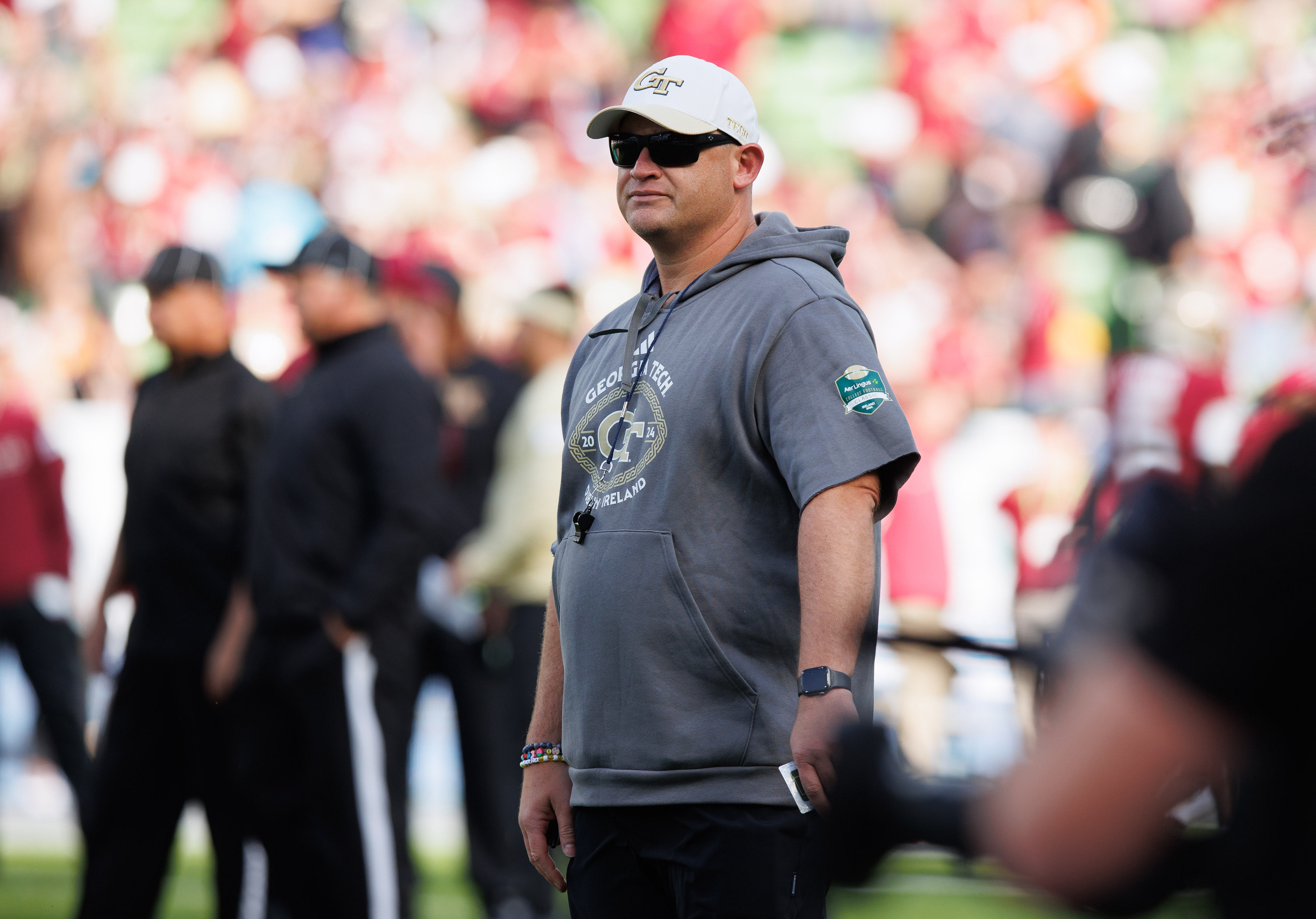 Georgia Tech head coach Brent Key before the game against Florida State at Aviva Stadium. Source: Imagn