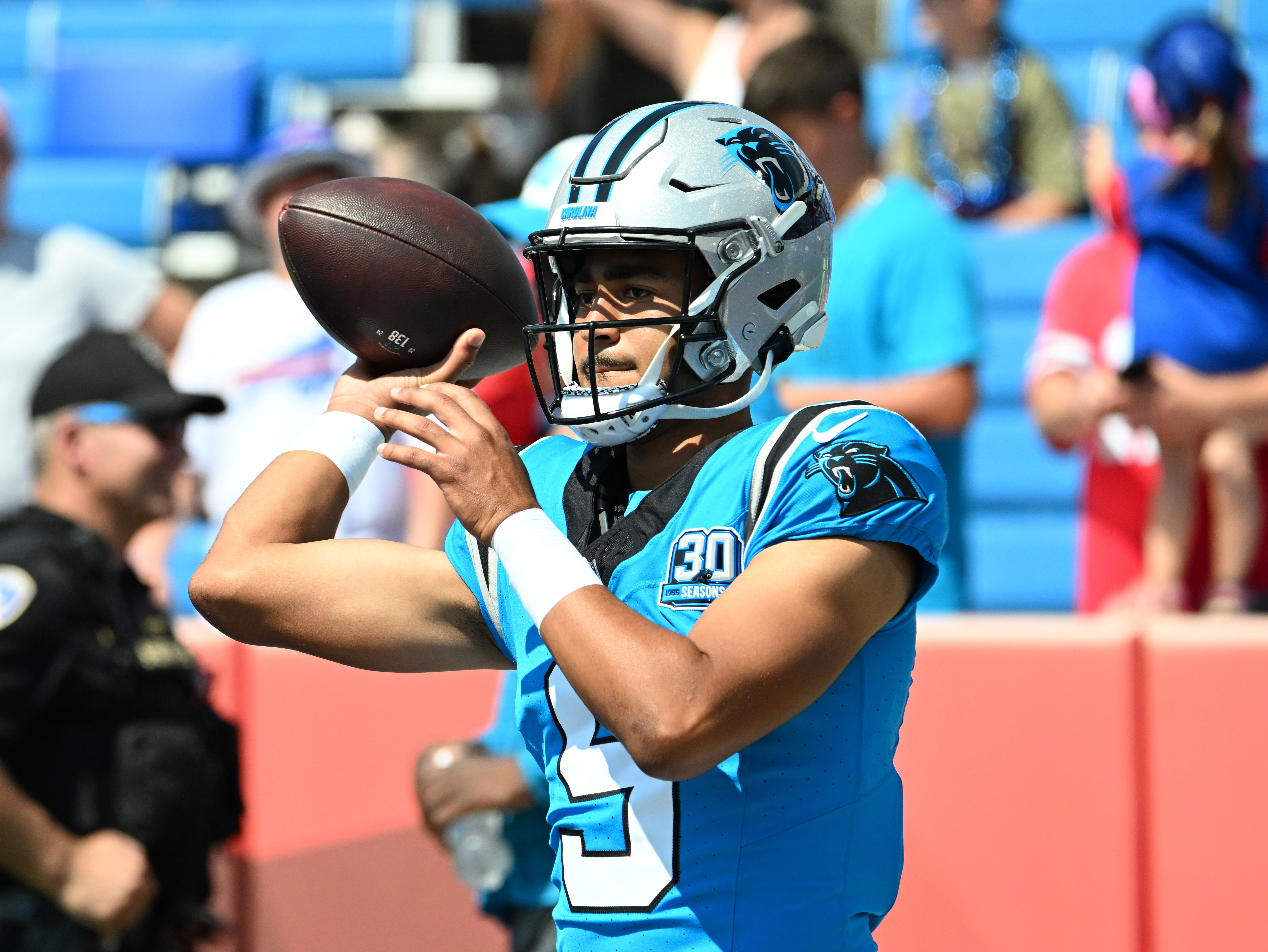 Carolina Panthers QB Bryce Young (Source: Imagn)