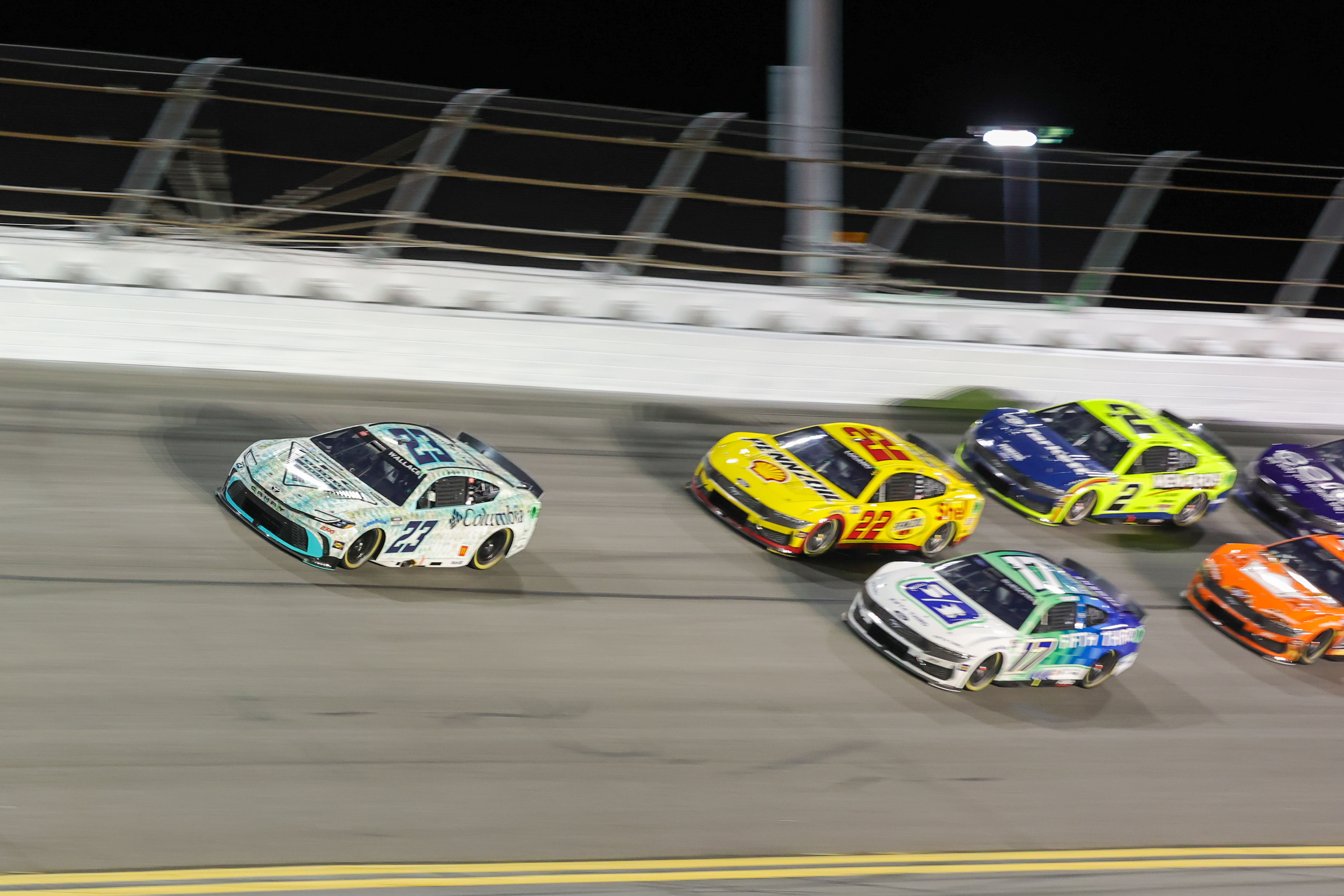 Bubba Wallace (23) wasn&#039;t at his best at Daytona (IMAGE: Imagn)