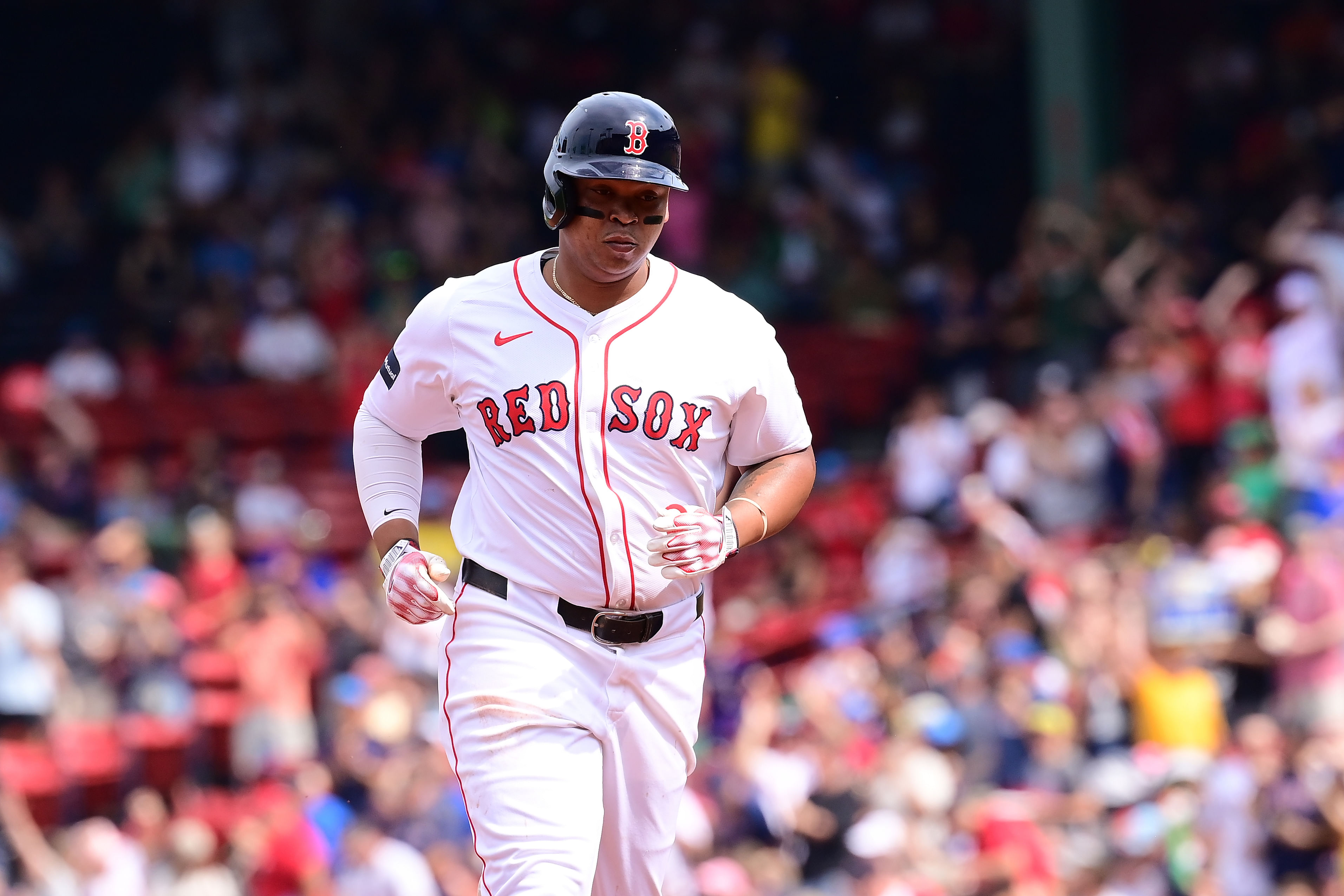 Rafael Devers could hit a home run today (Imagn)