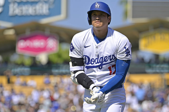 "That means he’s done for the year" - Dodgers fans not buying Dave Roberts' update on Shohei Ohtani after being hit by pitch